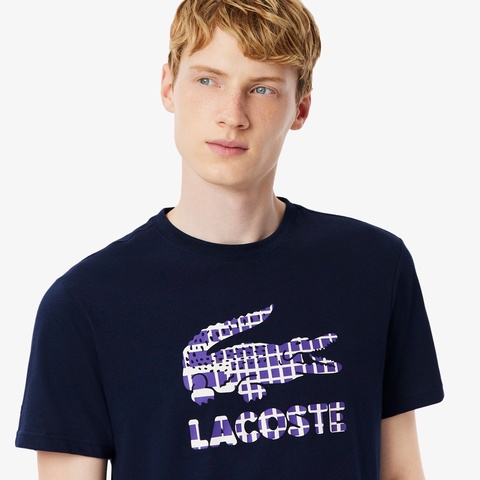 『ダニール・メドベージェフ』ラケットレイヤードグラフィックプリントTシャツ