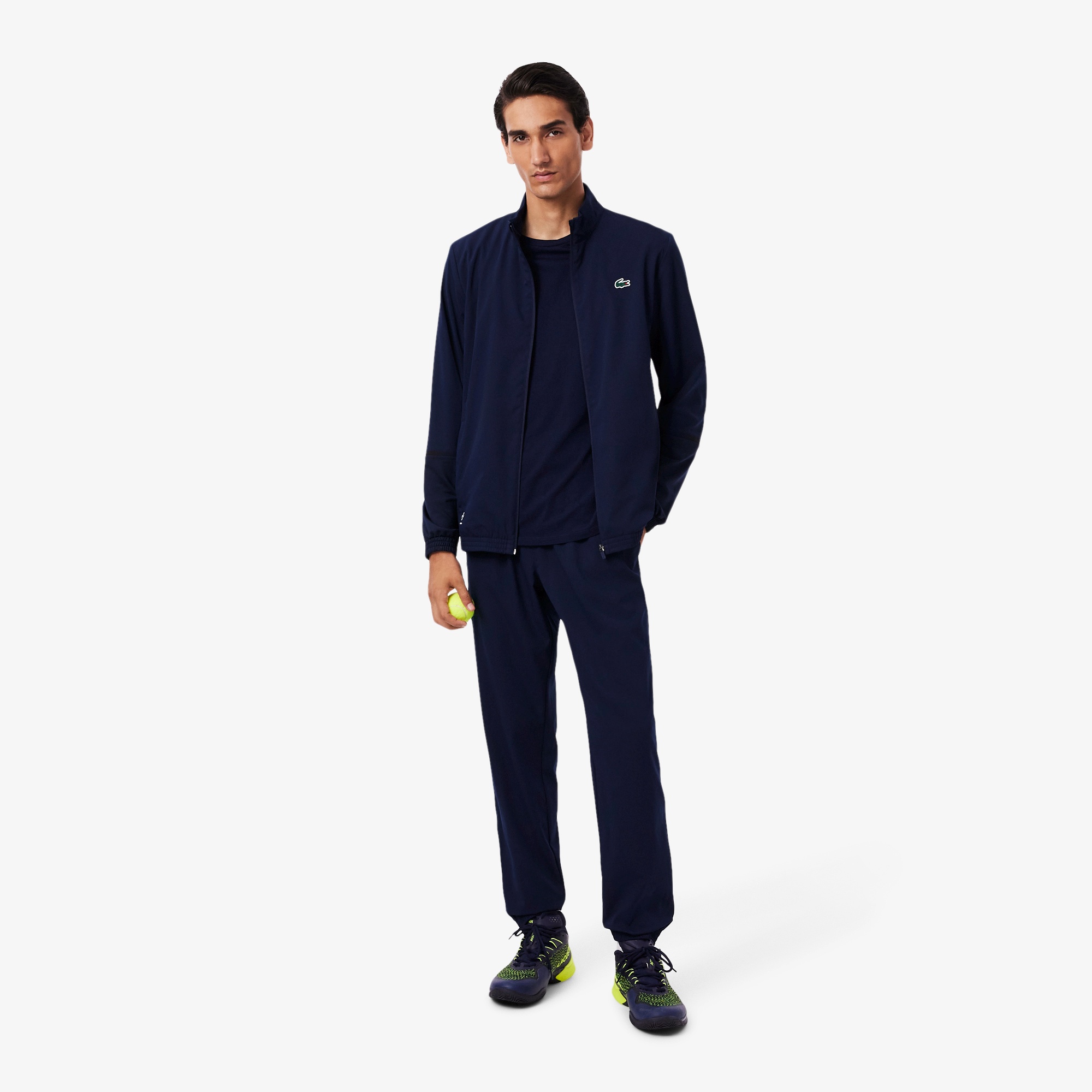LACOSTE トラックジャケット &ロングパンツ サイズ4 モノグラムジャカードトラックパンツ XF9313 - ラコステ