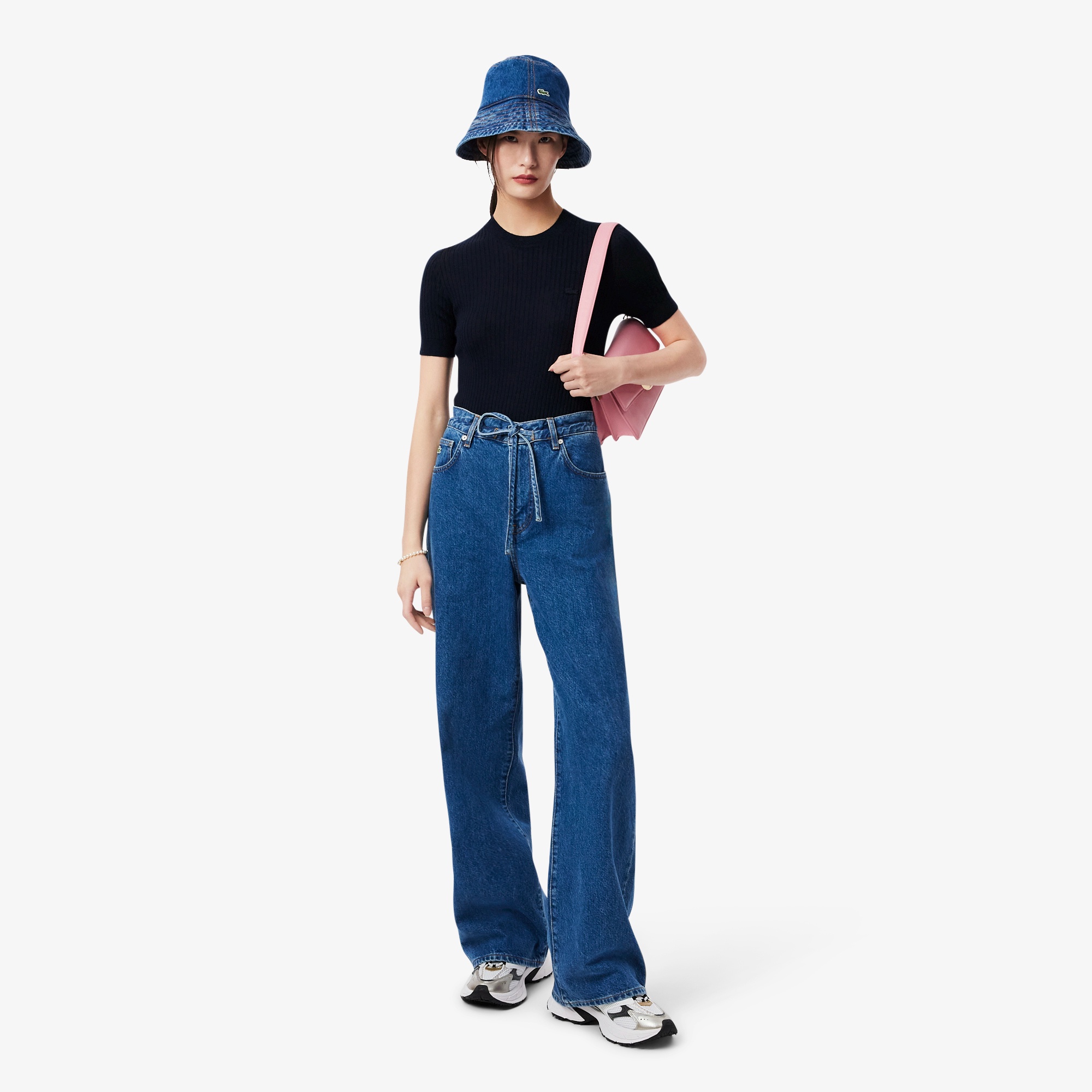 3Dニッティングショートスリーブメリノウールセーター