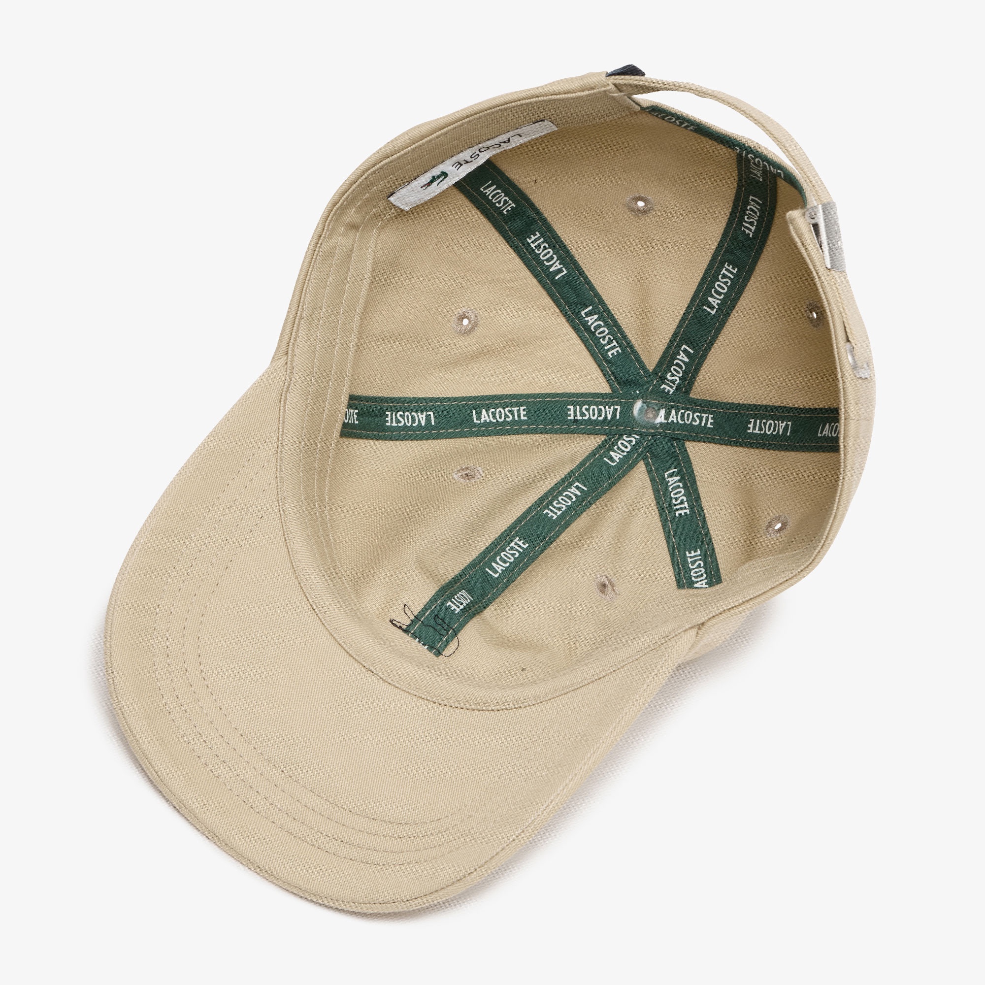 ワンポイントワニロゴキャップ