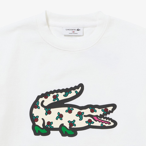 『My Lacoste Artist Program』 Vol.8 5eLデザインTシャツ（花柄になっちゃったワニ）