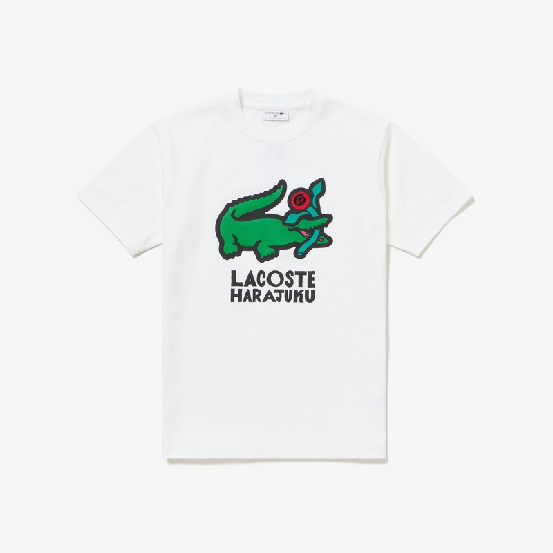 【美品】ラコステ ビューティ&ユース別注 ワッフル T　ワニ刺繍 th16myj-001-sub1.