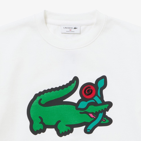『My Lacoste Artist Program』 Vol.8 5eLデザインTシャツ（バラを食べるワニ）