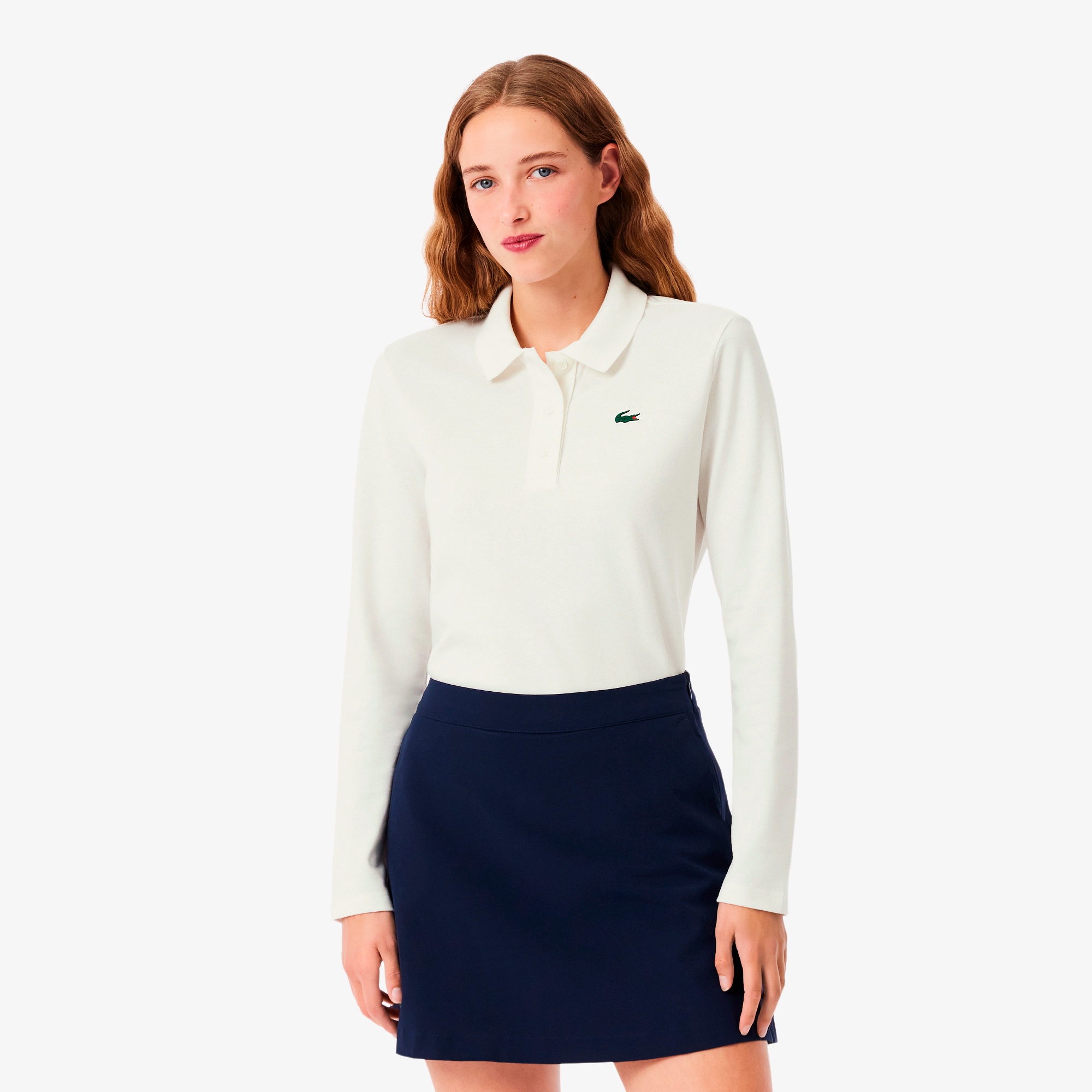 ヒートレギュレーション＆UVカット鹿の子ゴルフポロシャツ