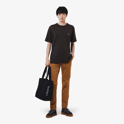 鹿の子地ポケット半袖Tシャツ