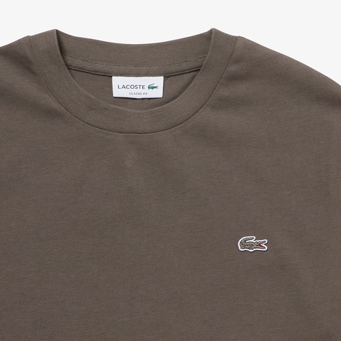 アウトラインクロッククルーネックTシャツ