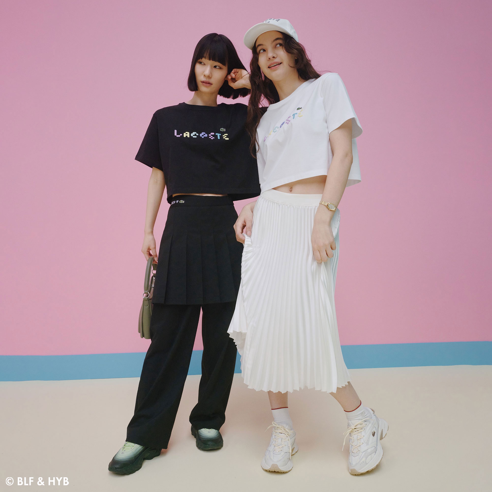 ウエストロゴ刺繍2ピーススカートパンツ