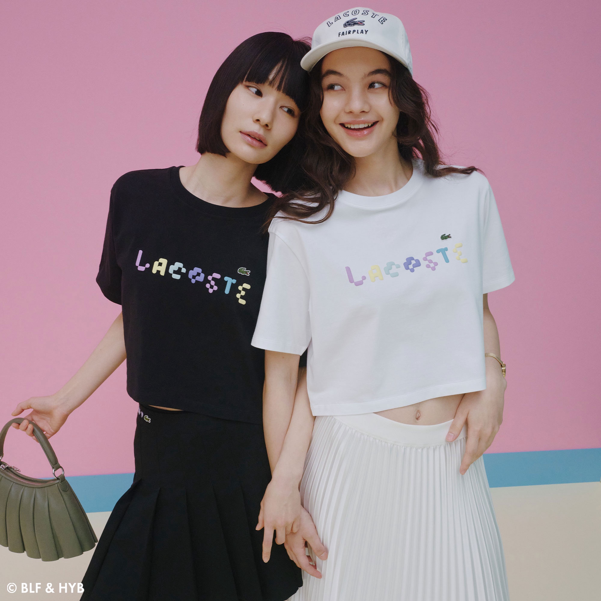 発泡プリントクロップド Tシャツ