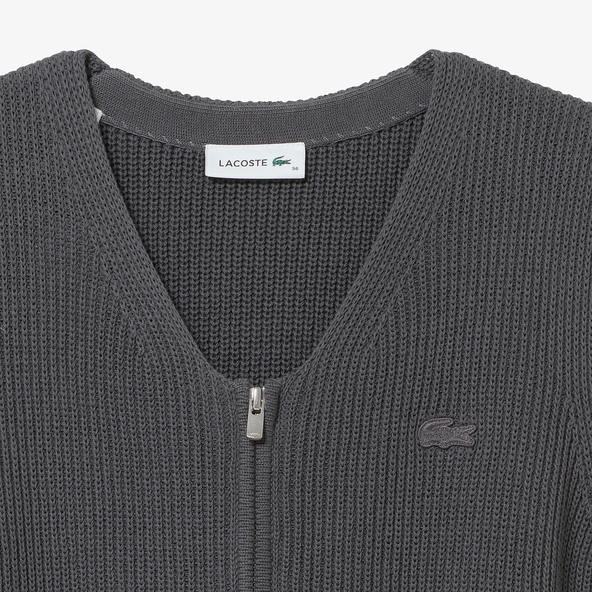 ジップアップニットベスト