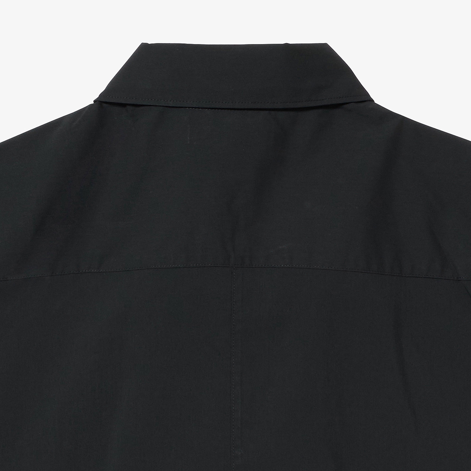 ジップアップブルゾンシャツ