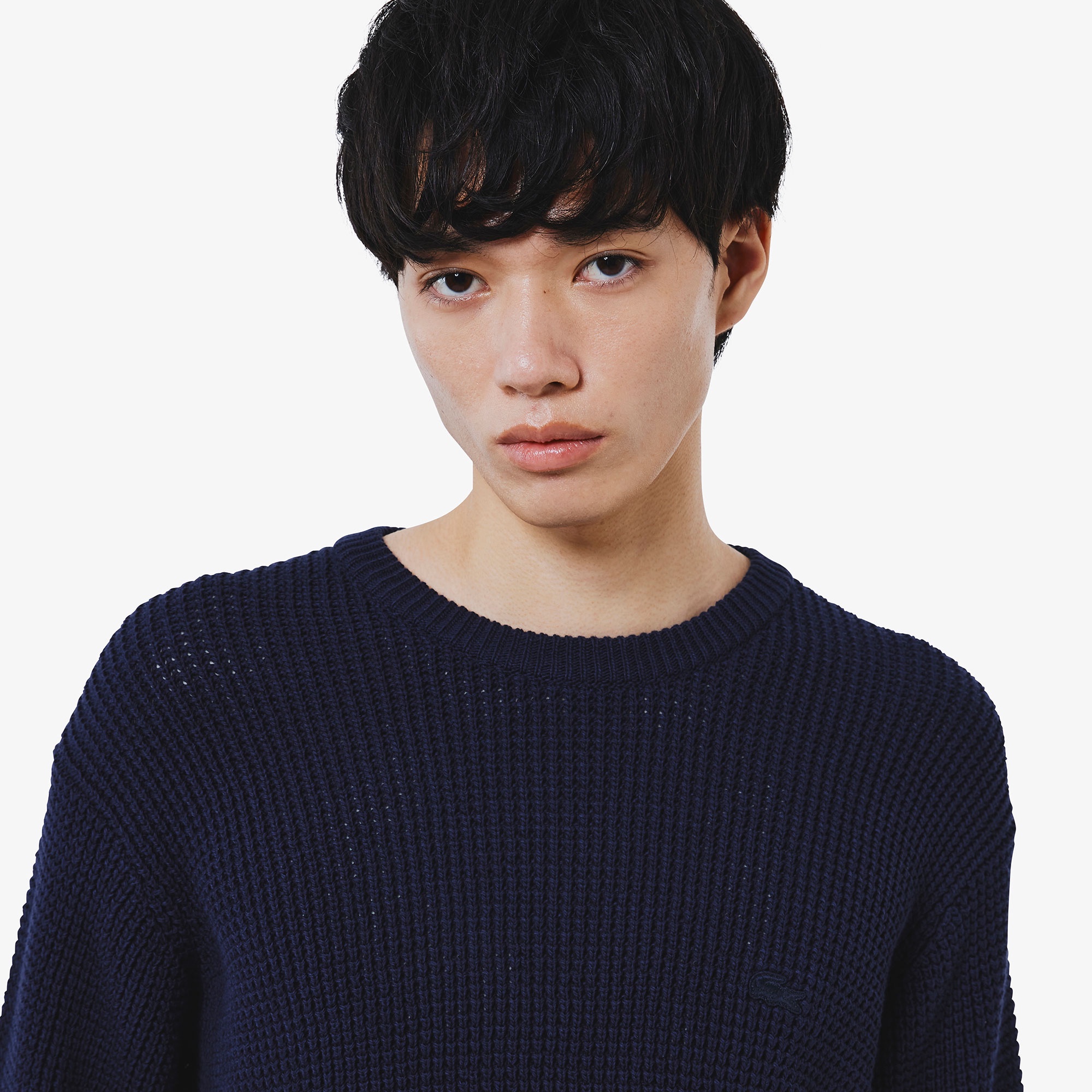 ワッフルニットセーター