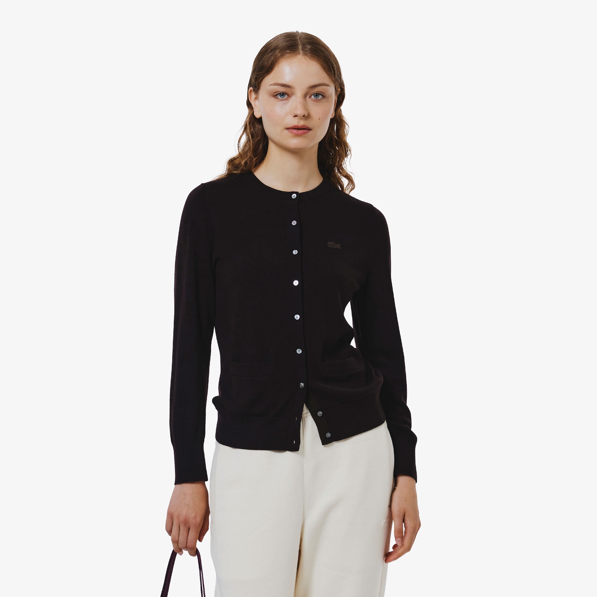 N21 スパンコールポロシャツ　ラコステ　カーディガン N21 スパンコールポロシャツ ラコステ カーディガン LACOSTE