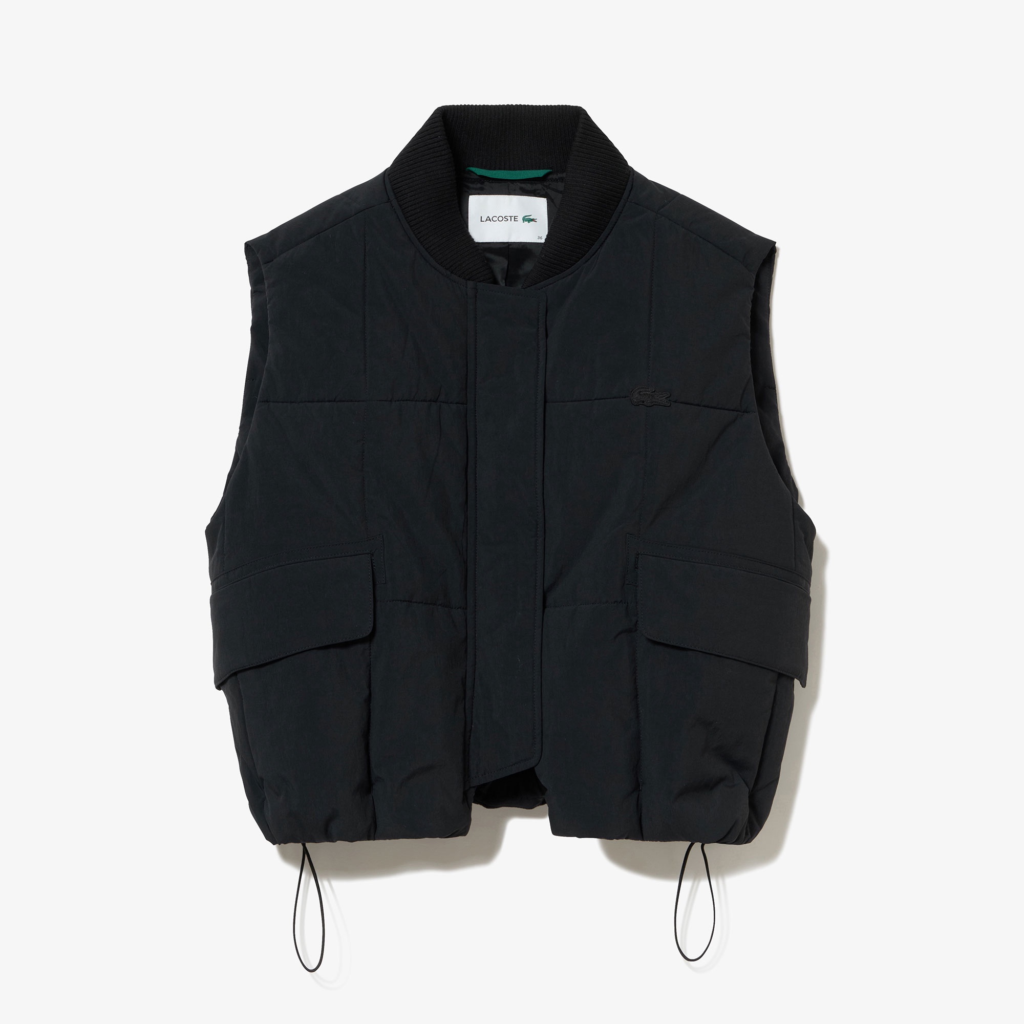 クロップド撥水中綿ベスト