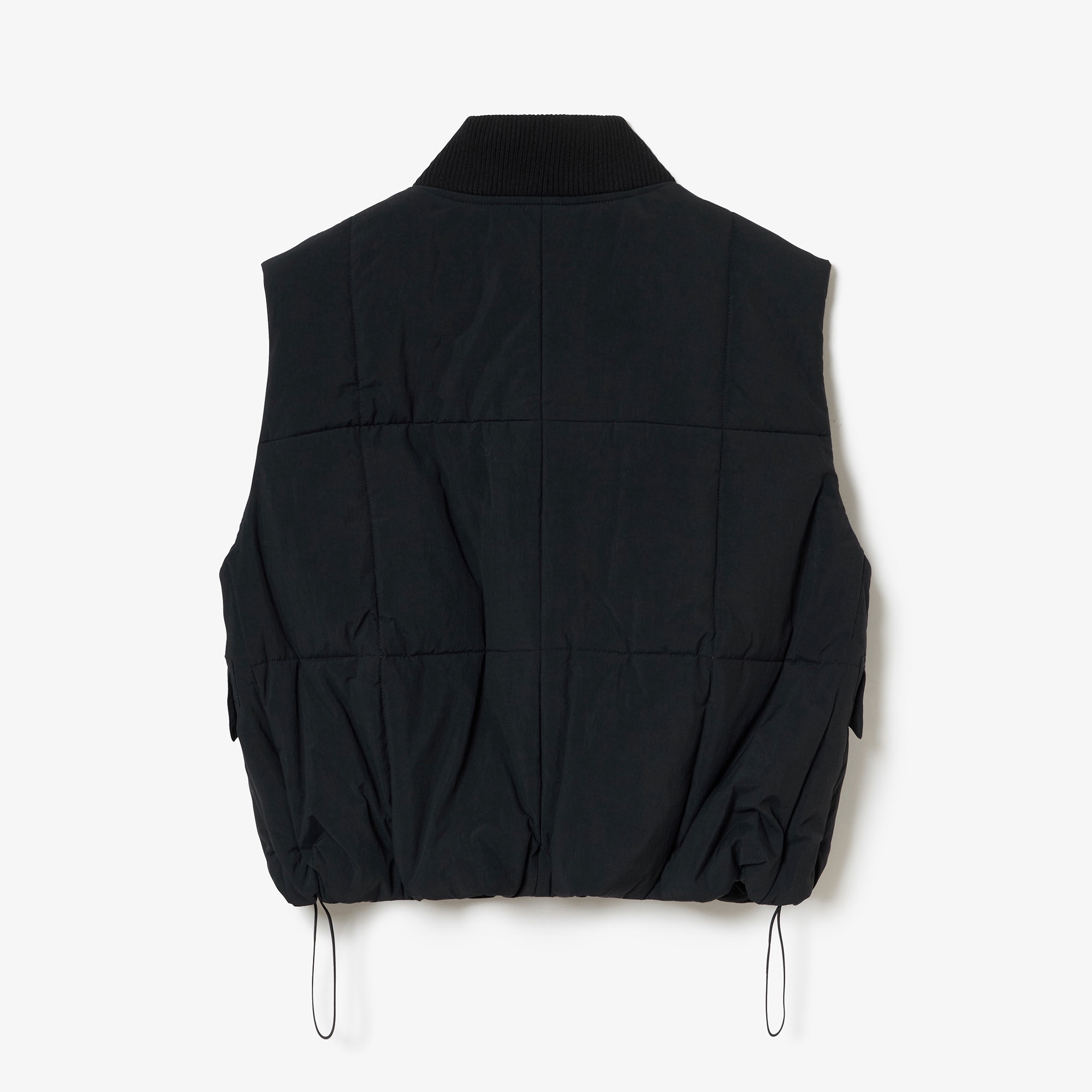 クロップド撥水中綿ベスト