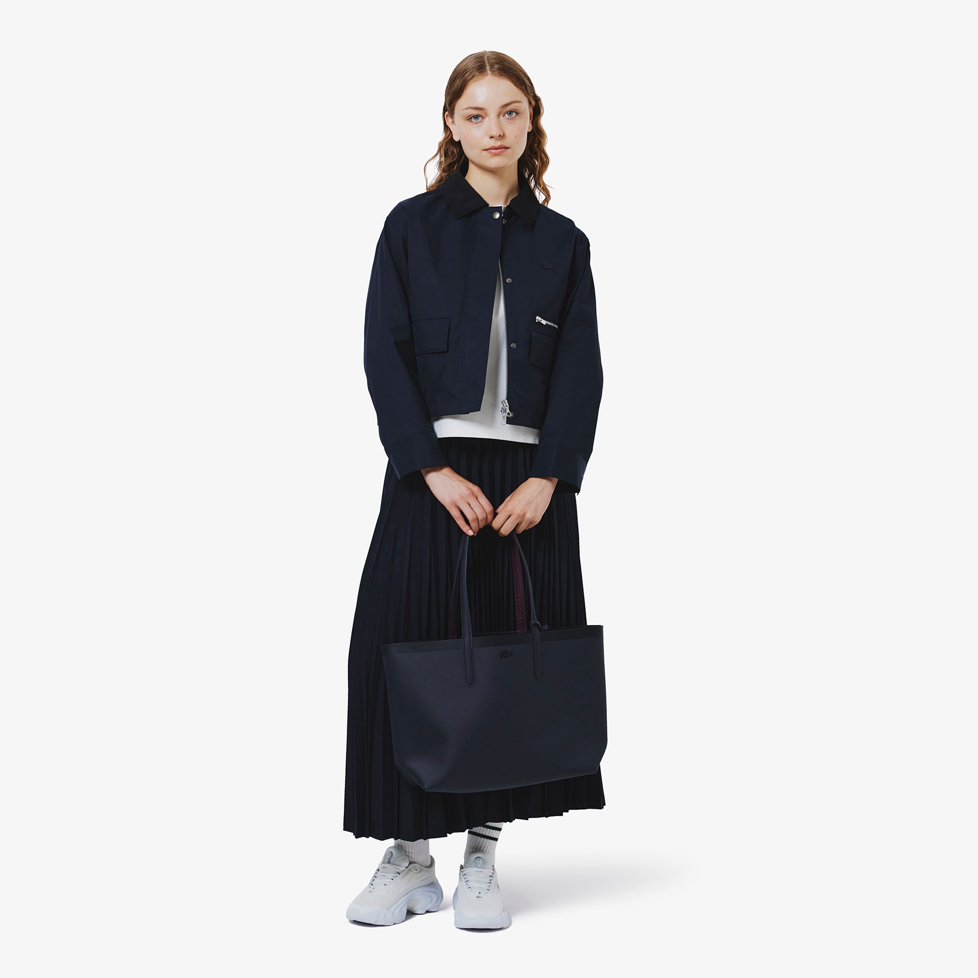 コーデュロイカラーショートブルゾン