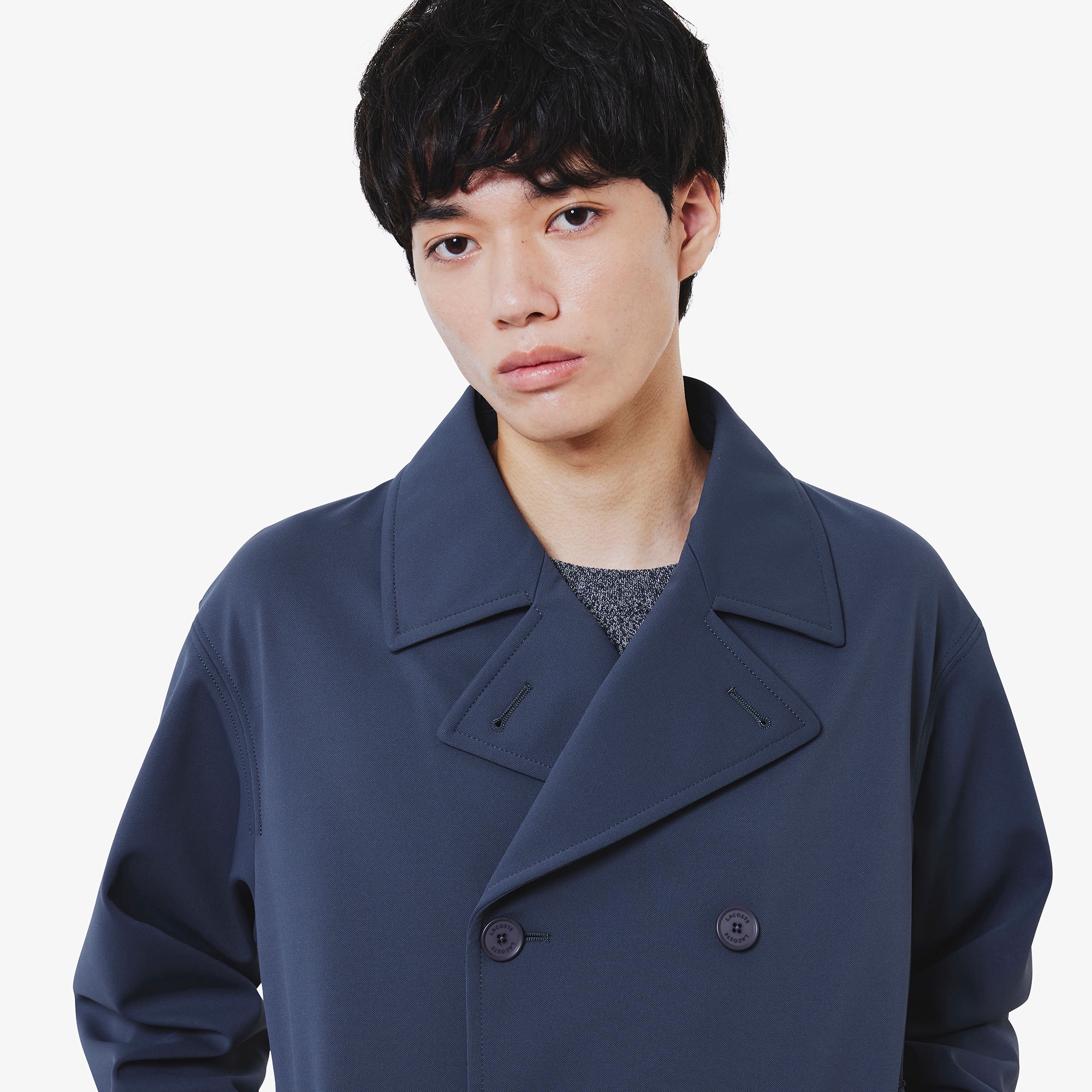 3レイヤー鹿の子Pコート