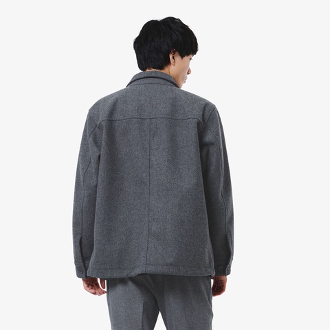 ウールブレンド3レイヤージャケット