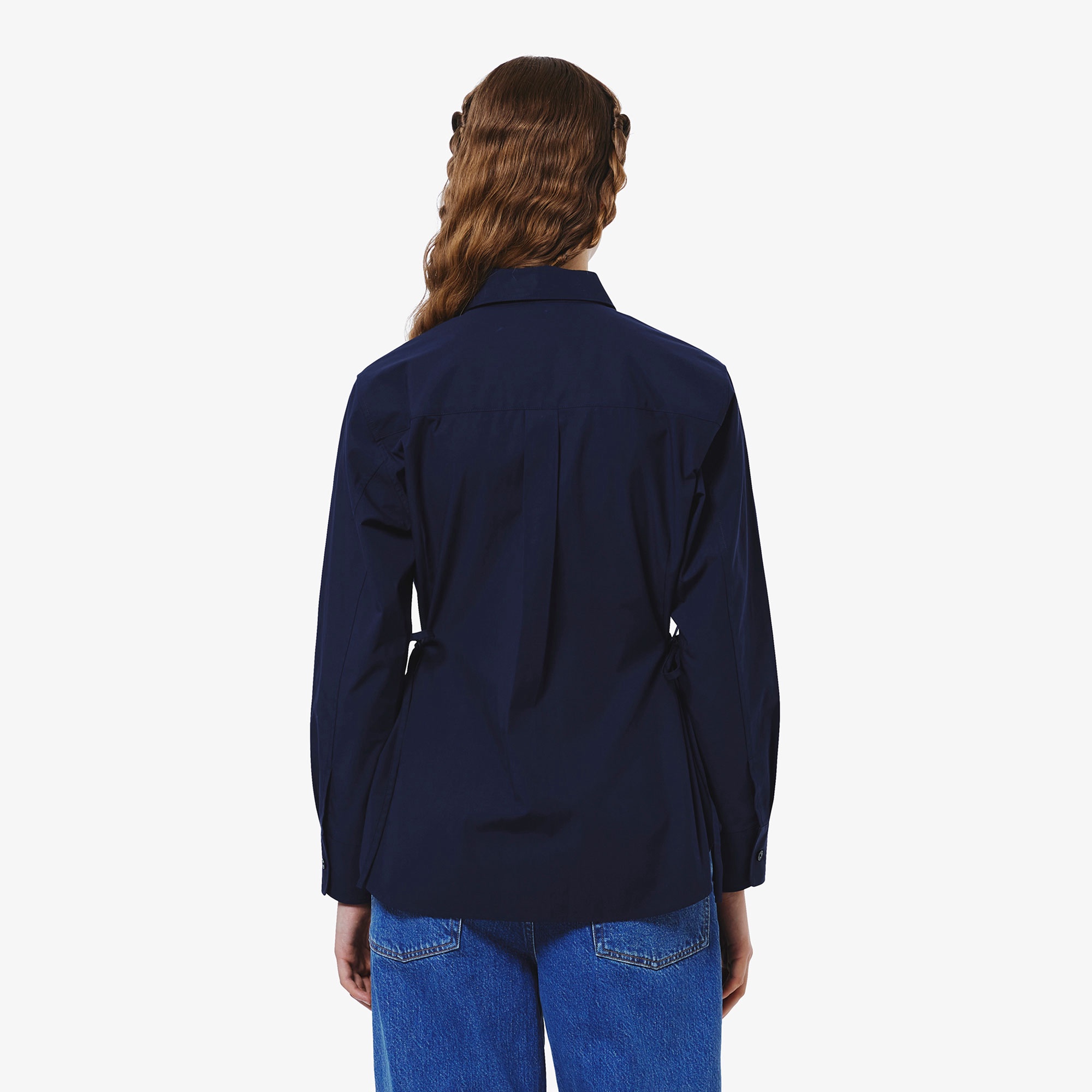 リボンディテールシャツ