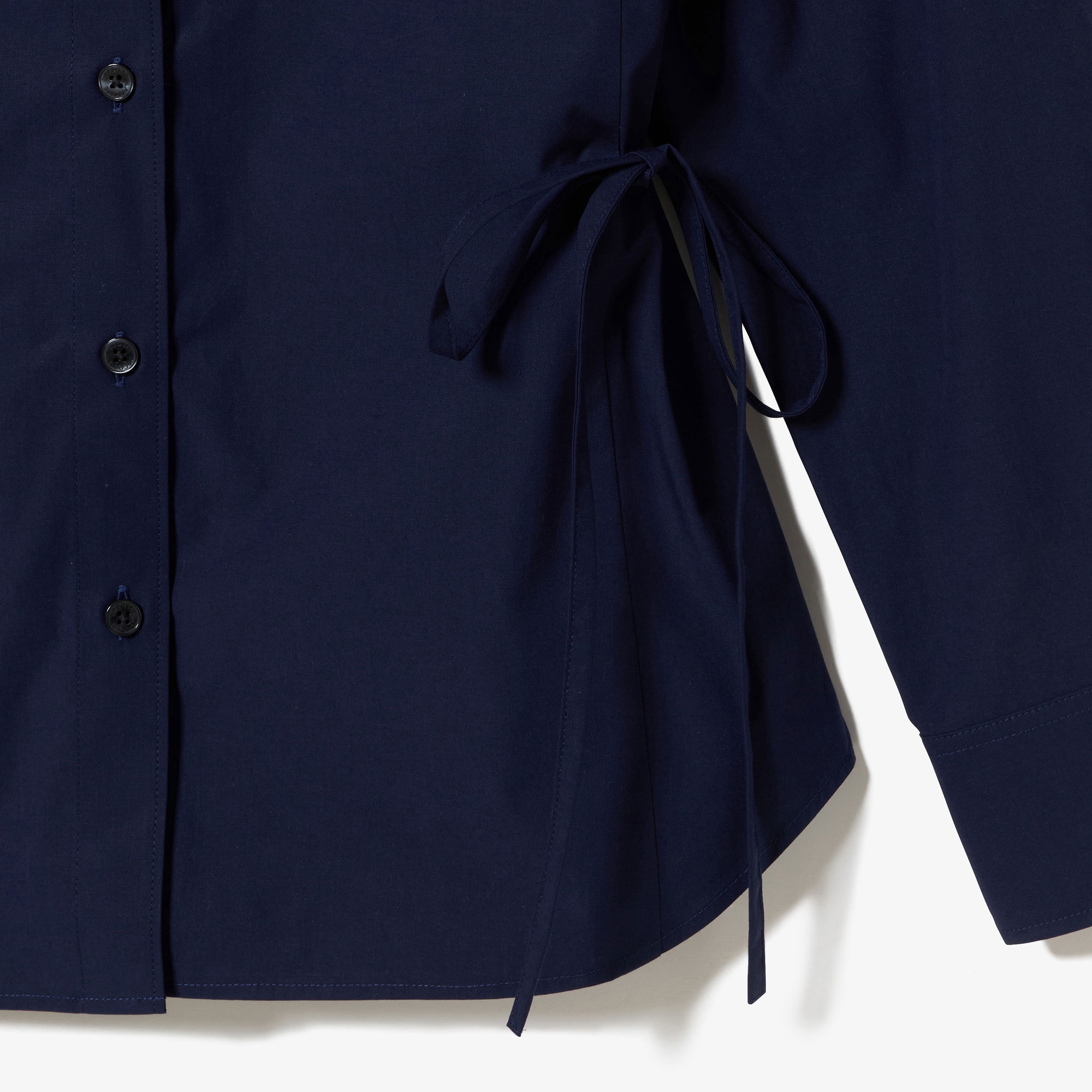 リボンディテールシャツ