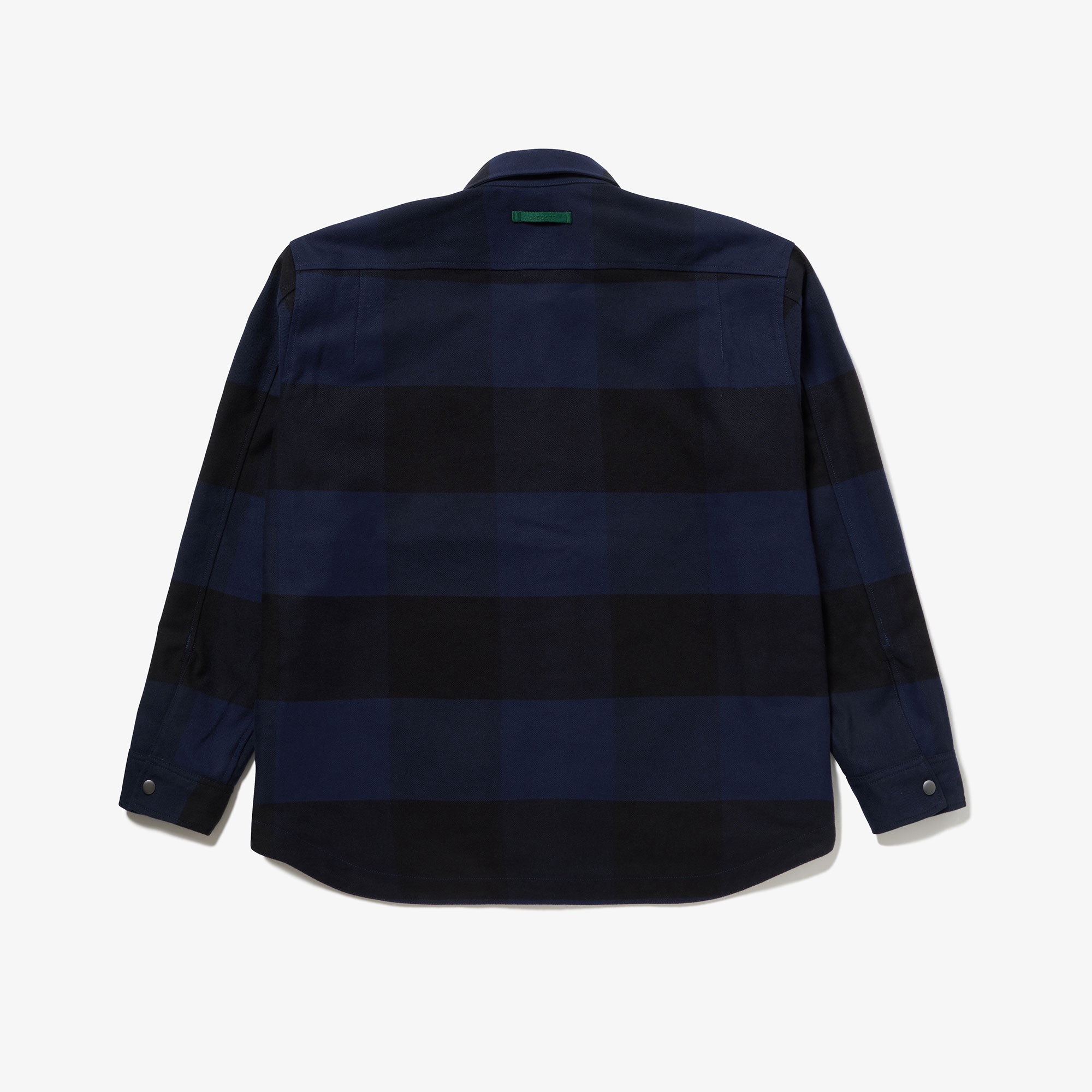 プレーン×バッファローチェックリバーシブルシャツアウター