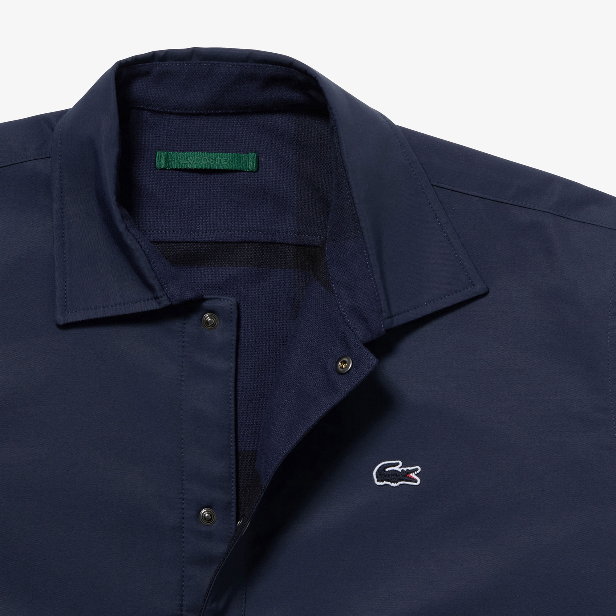 プレーン×バッファローチェックリバーシブルシャツアウター