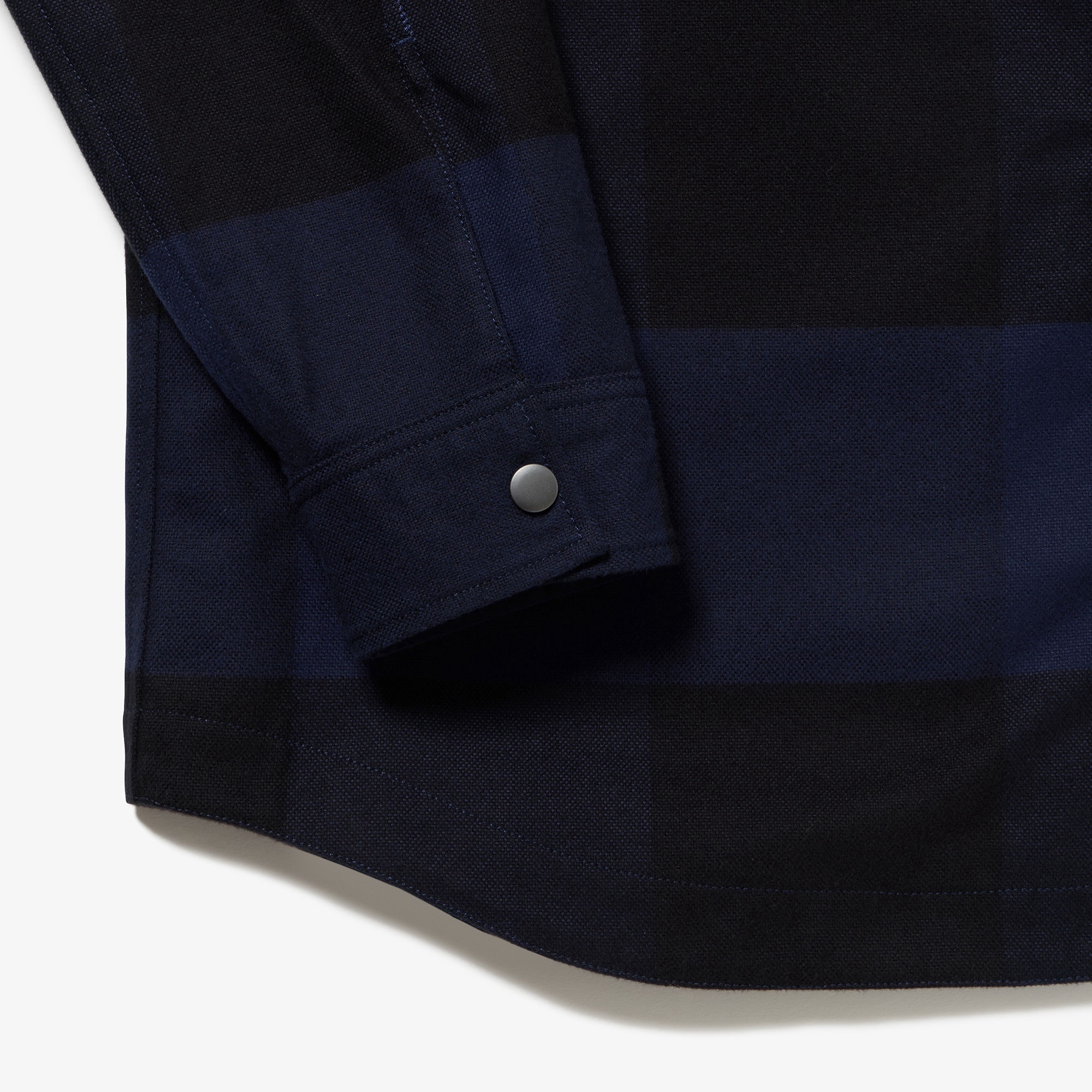 プレーン×バッファローチェックリバーシブルシャツアウター