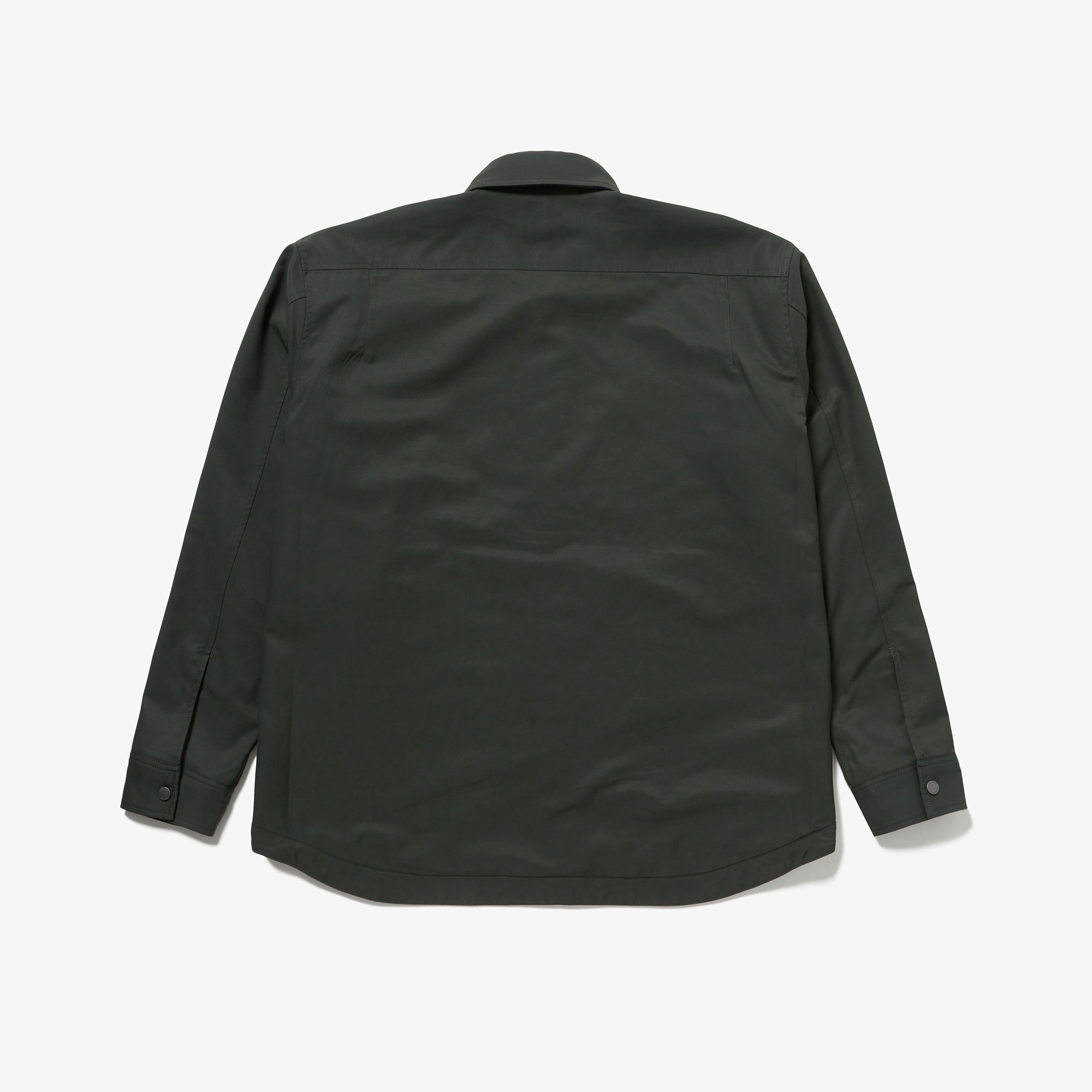 プレーン×バッファローチェックリバーシブルシャツアウター