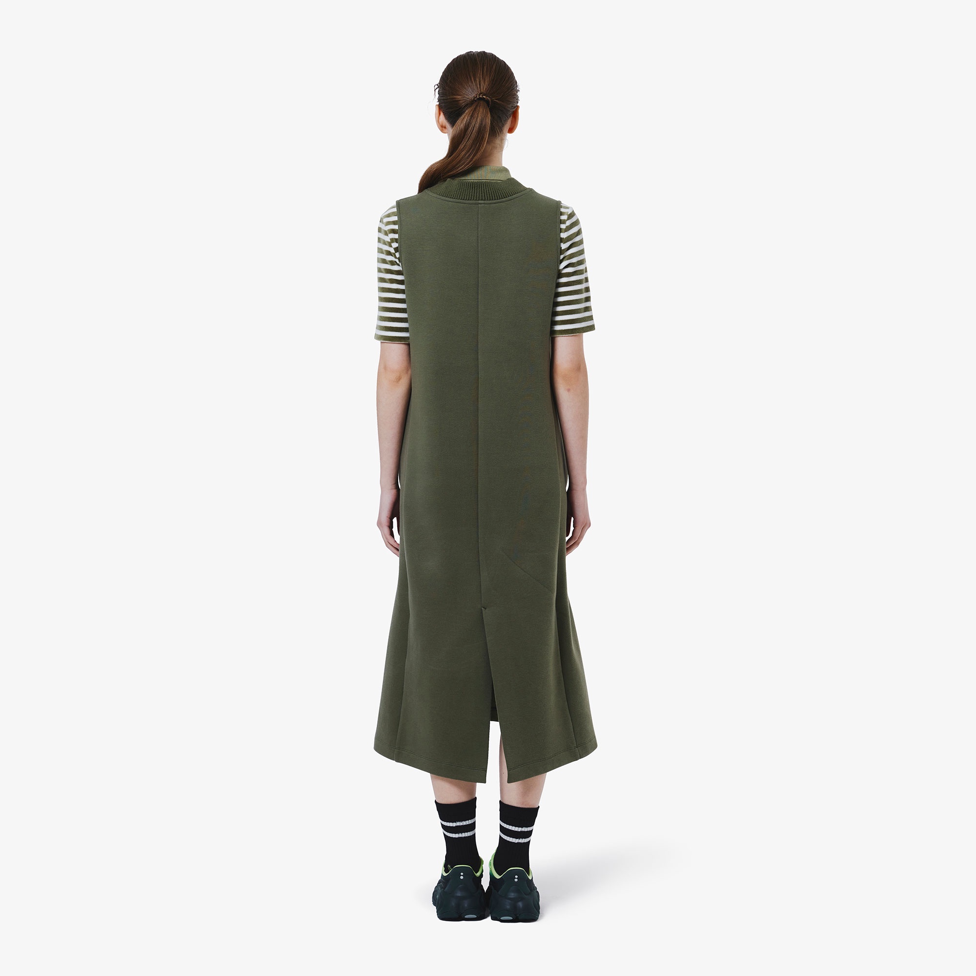 ダンボールジャージジャンパードレス