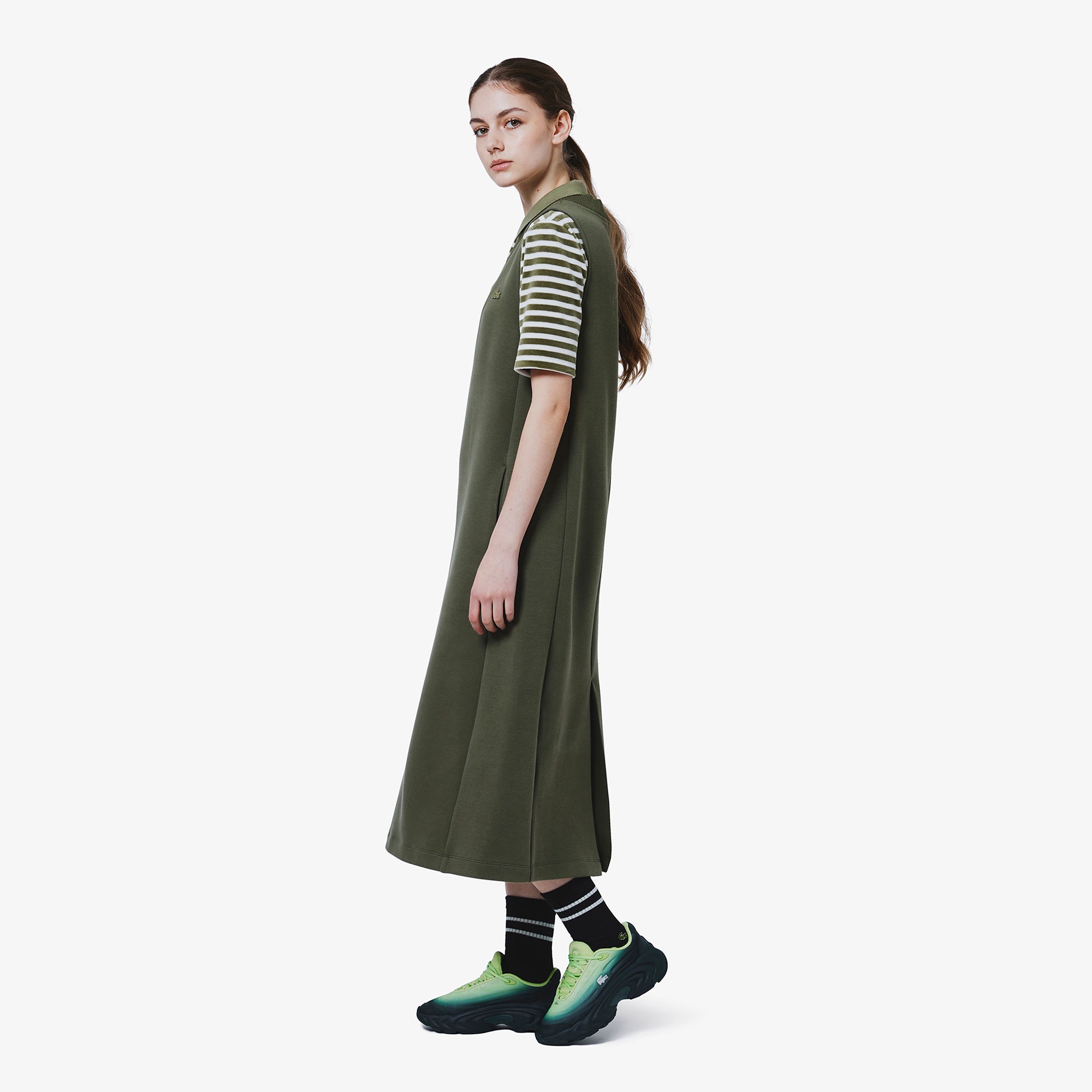 ダンボールジャージジャンパードレス