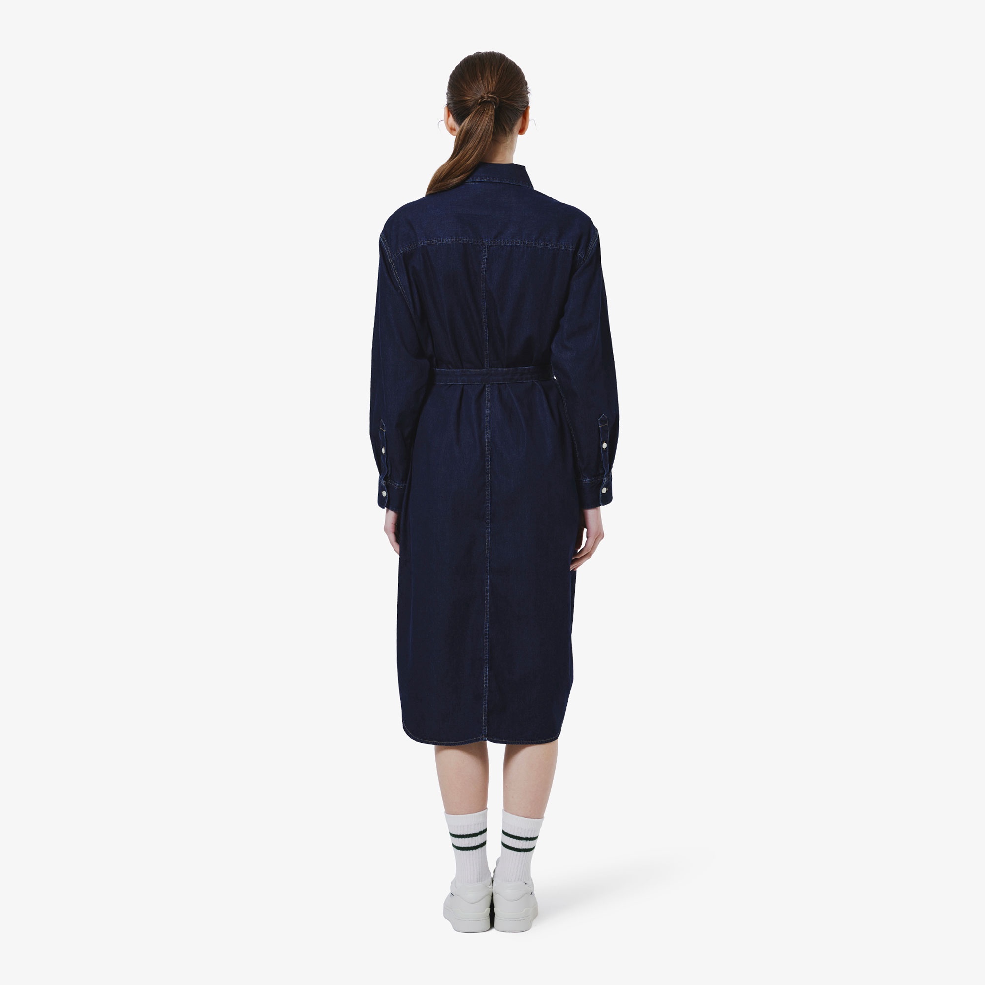 デニムシャツドレス