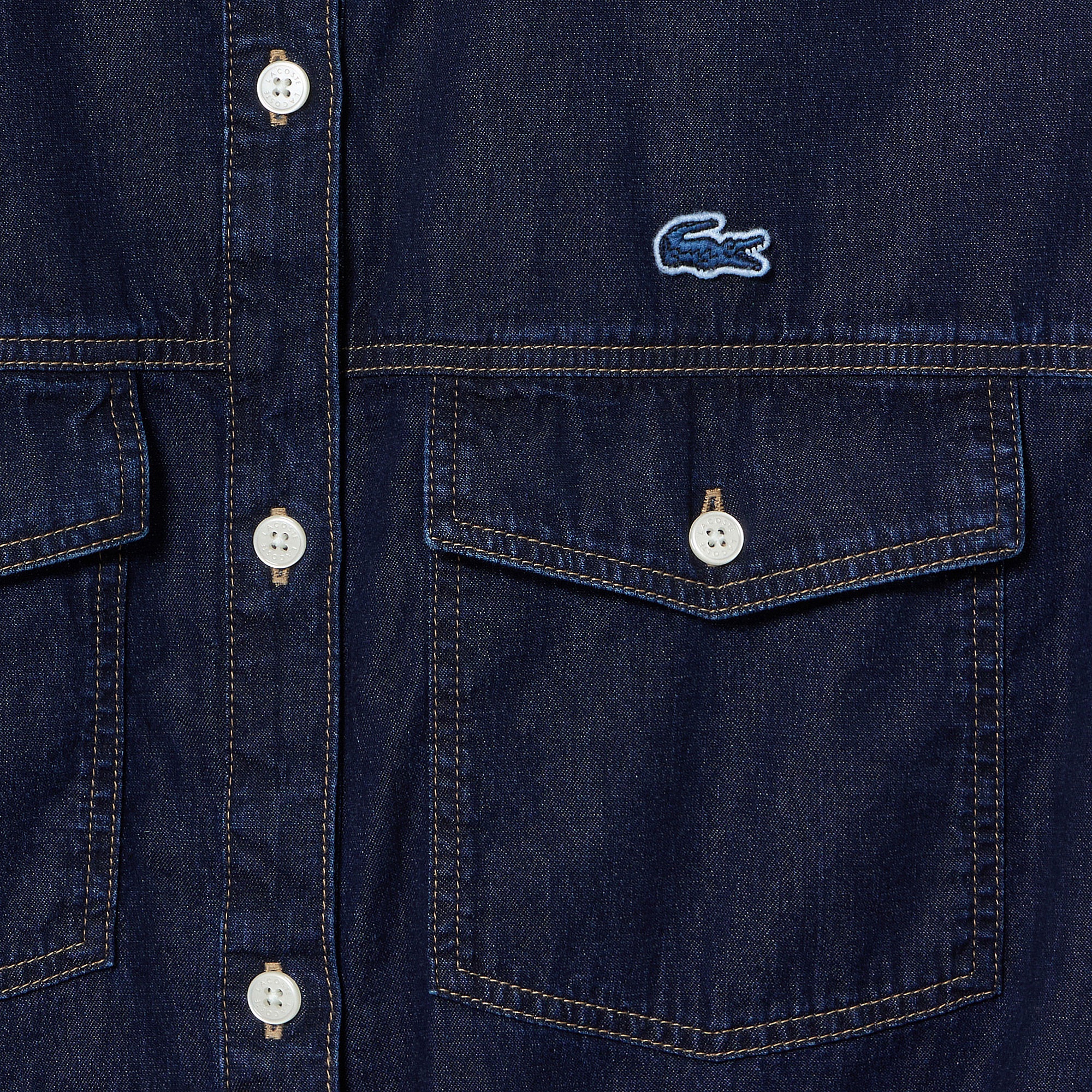 デニムシャツドレス