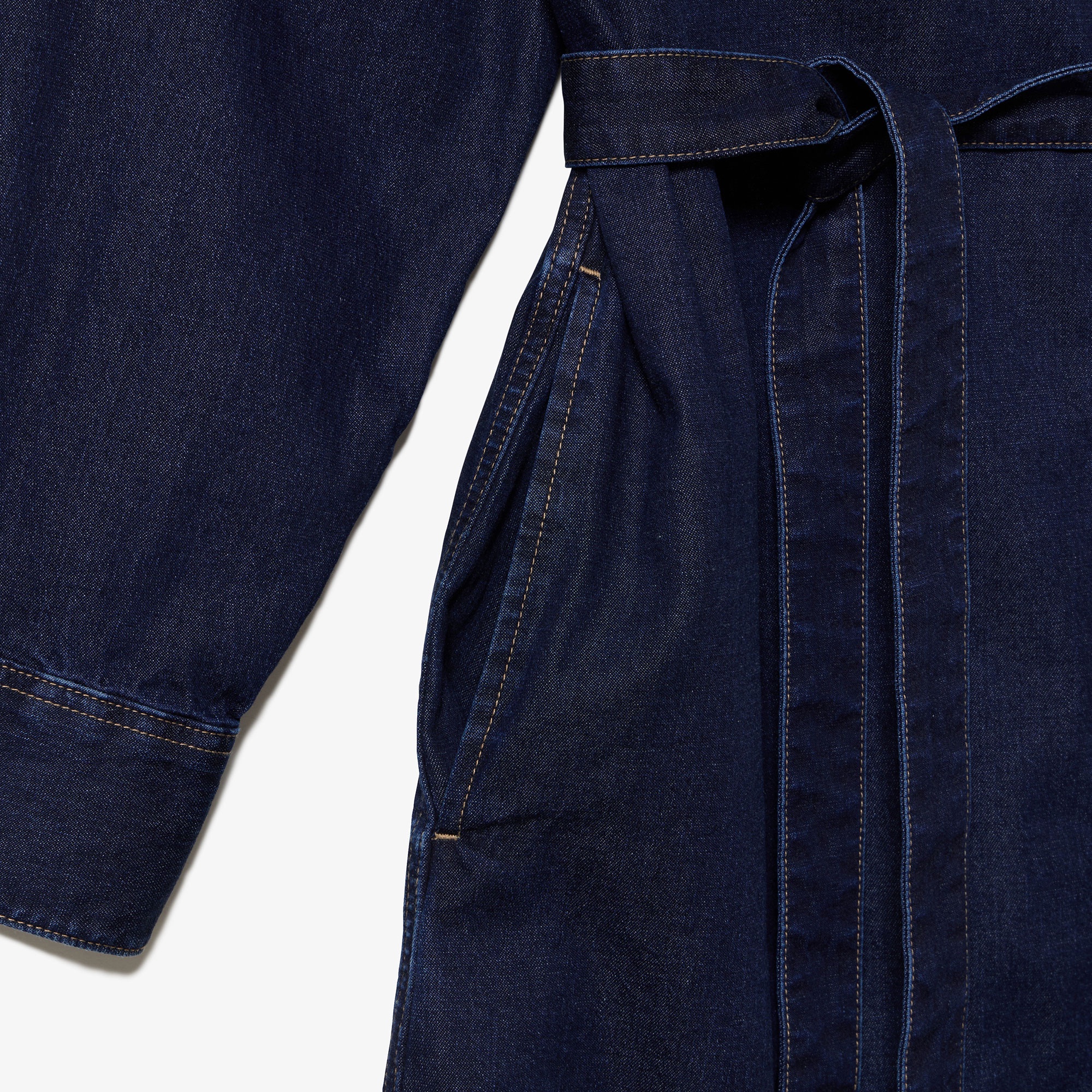 デニムシャツドレス