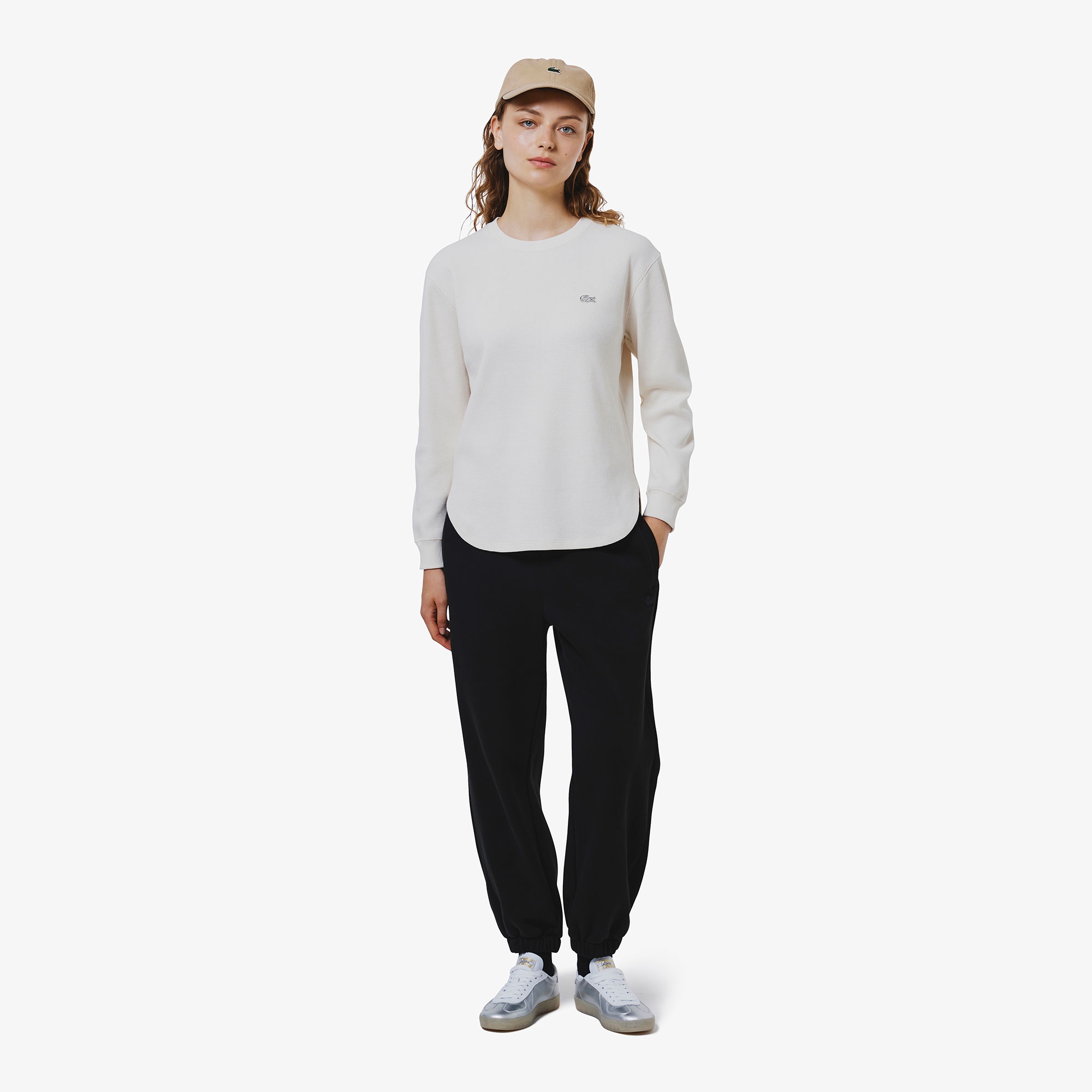 Lacoste ジオメトリックパンツ グレー　スウェットパンツ Lacoste ジオメトリックパンツ グレー スウェットパンツ
