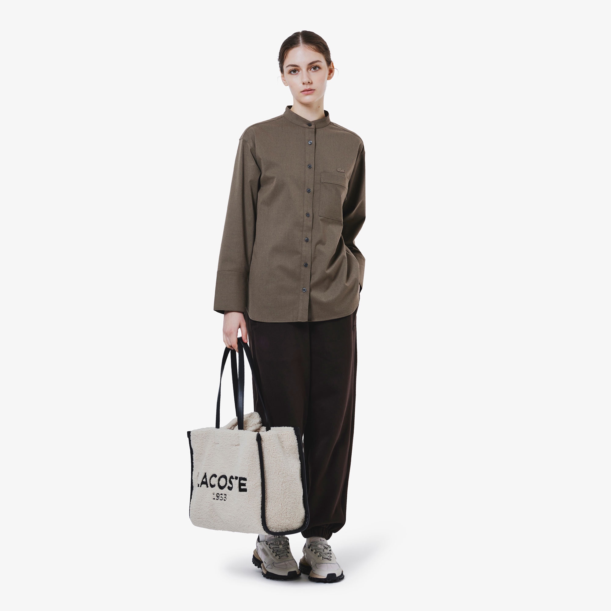 裏パイルスウェットジョガーパンツ