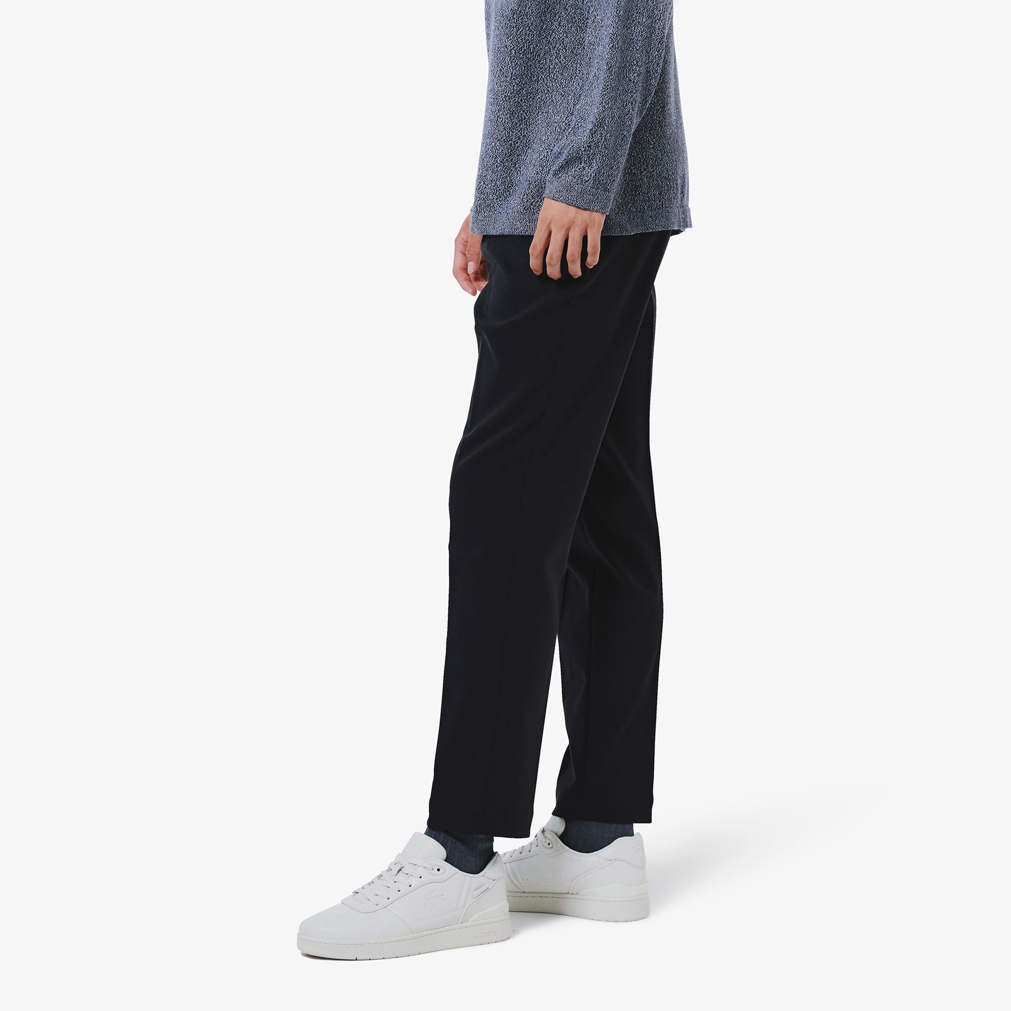 ウールライクストレッチスラックス