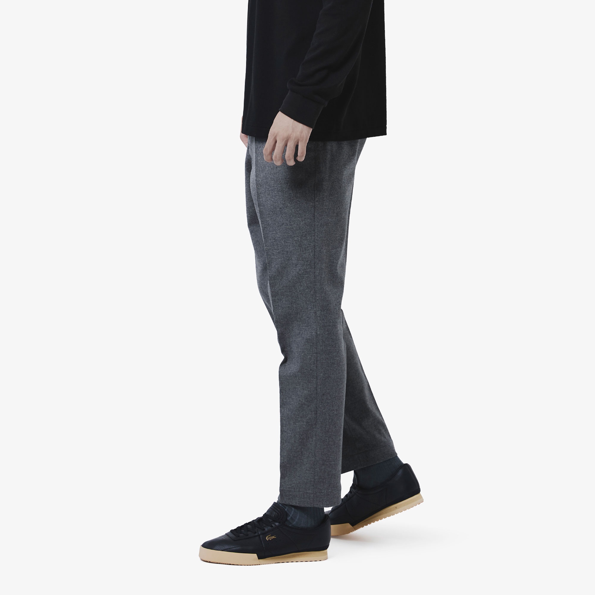 ウールライクストレッチスラックス