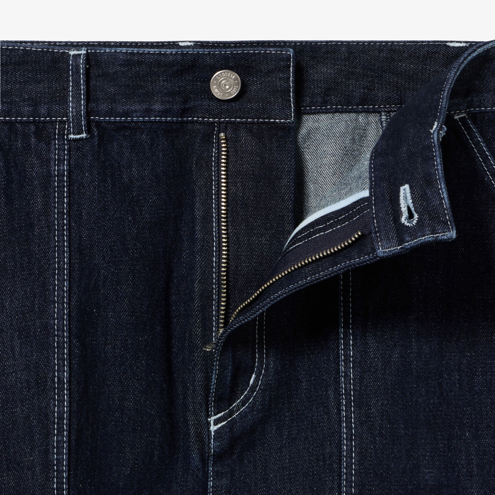 ベイカーデニムスカート