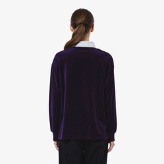 ⭐︎専用⭐︎Lacoste ノーカラー ブラウンジャケット オープンカラーワッフルニット AH5186 - ラコステ（LACOSTE