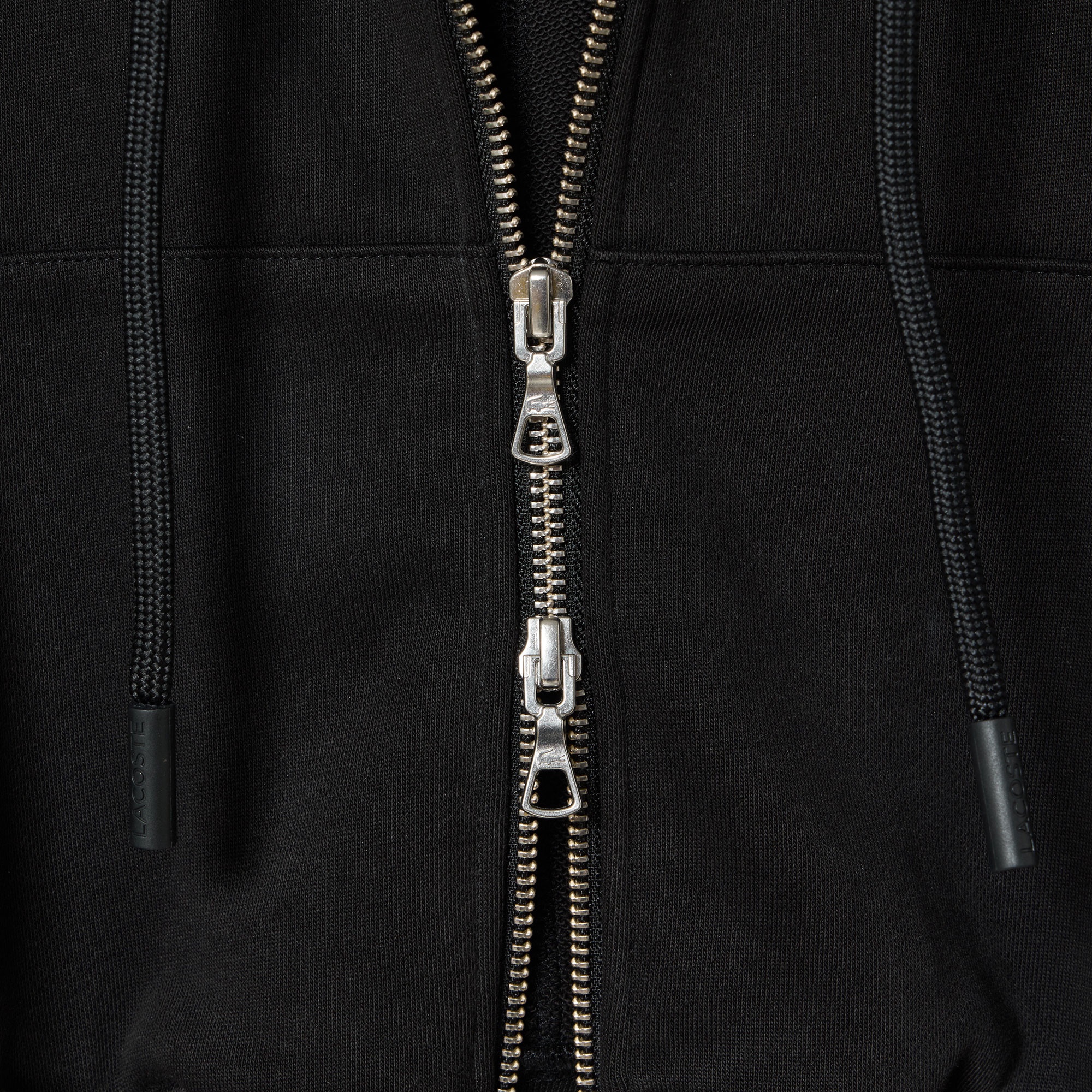 裏パイルクロップドジップフーディー