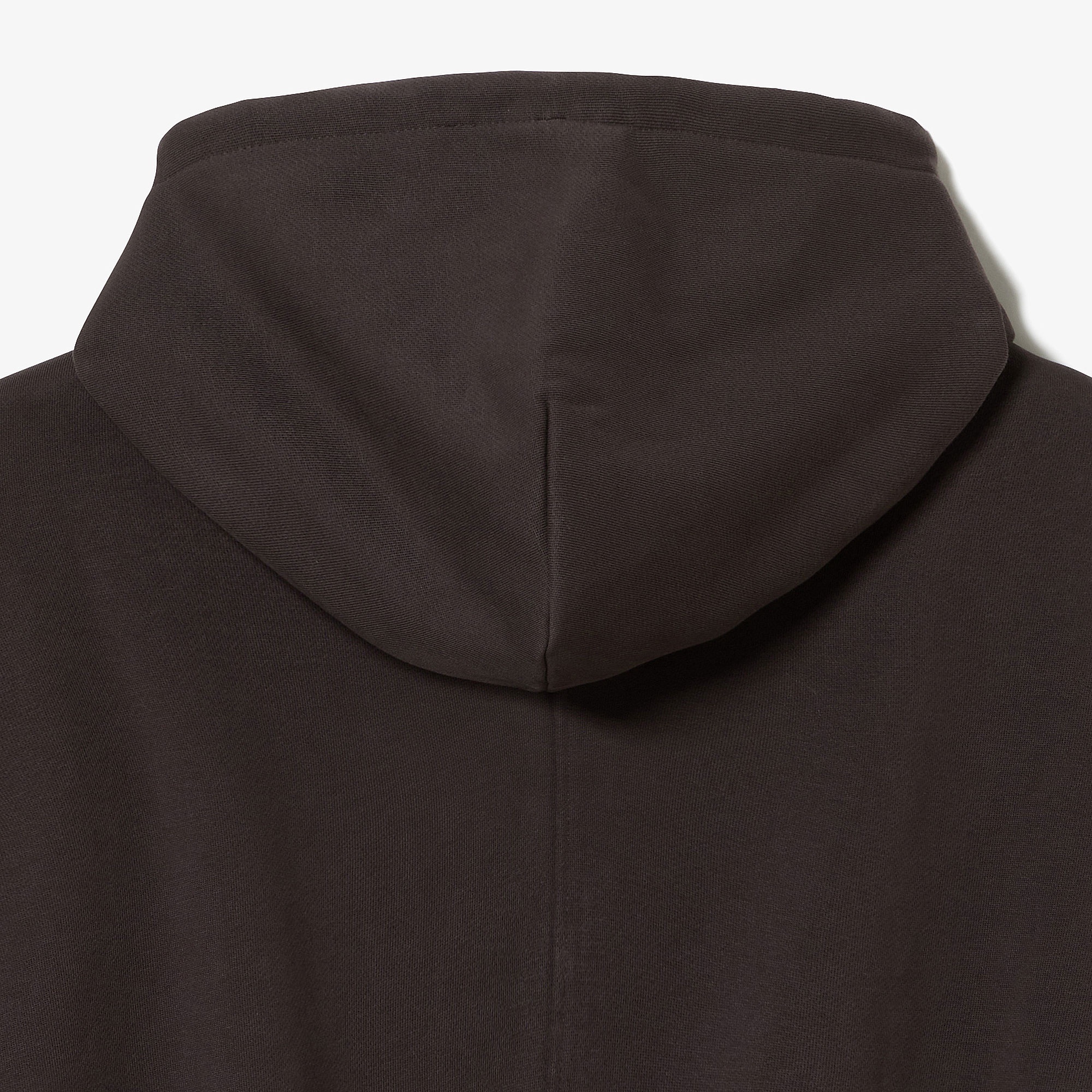 裏パイルクロップドジップフーディー