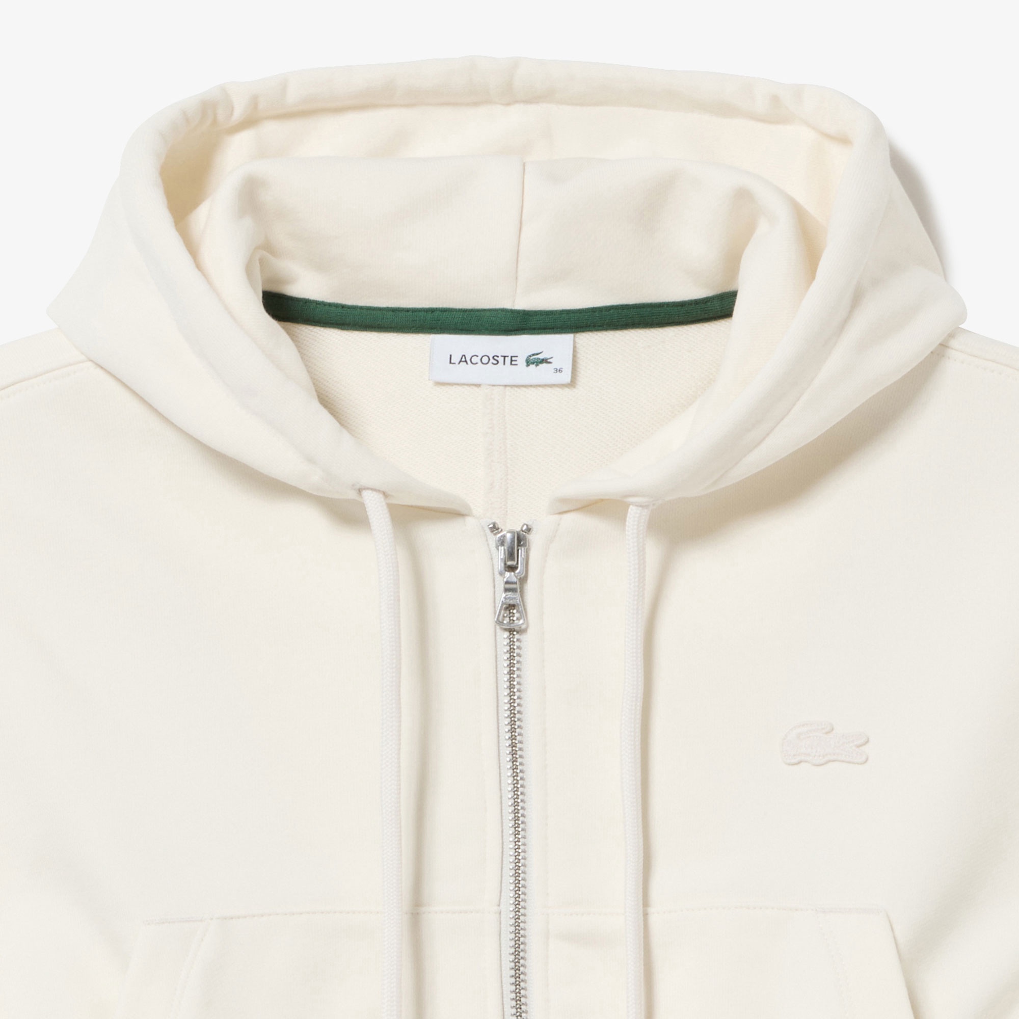 裏パイルクロップドジップフーディー