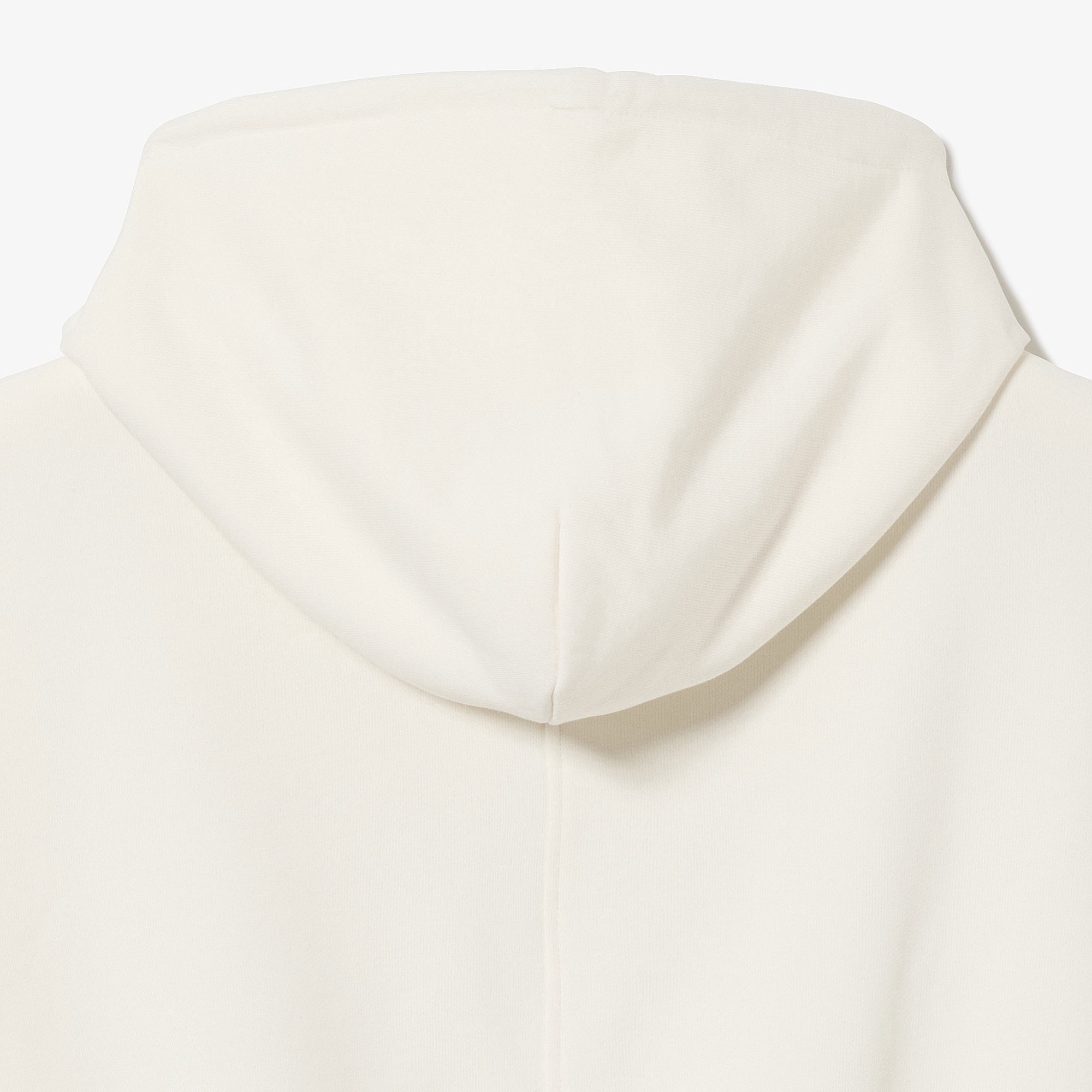 裏パイルクロップドジップフーディー