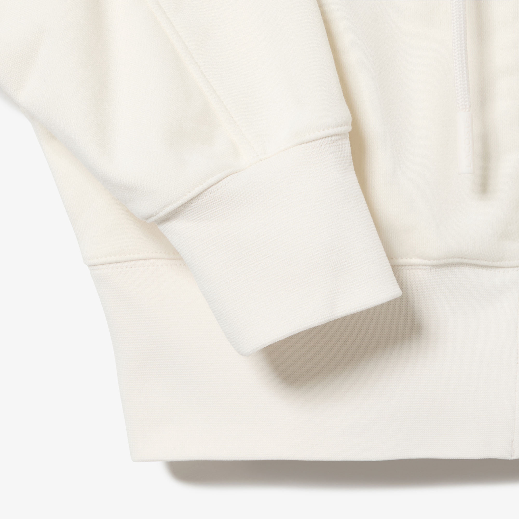 裏パイルクロップドジップフーディー