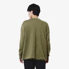 ラコステ LACOSTE ニットジャケット 裏起毛 カーキ 4 XL ラコステ LACOSTE ジップアップストレッチハリントンジャケット