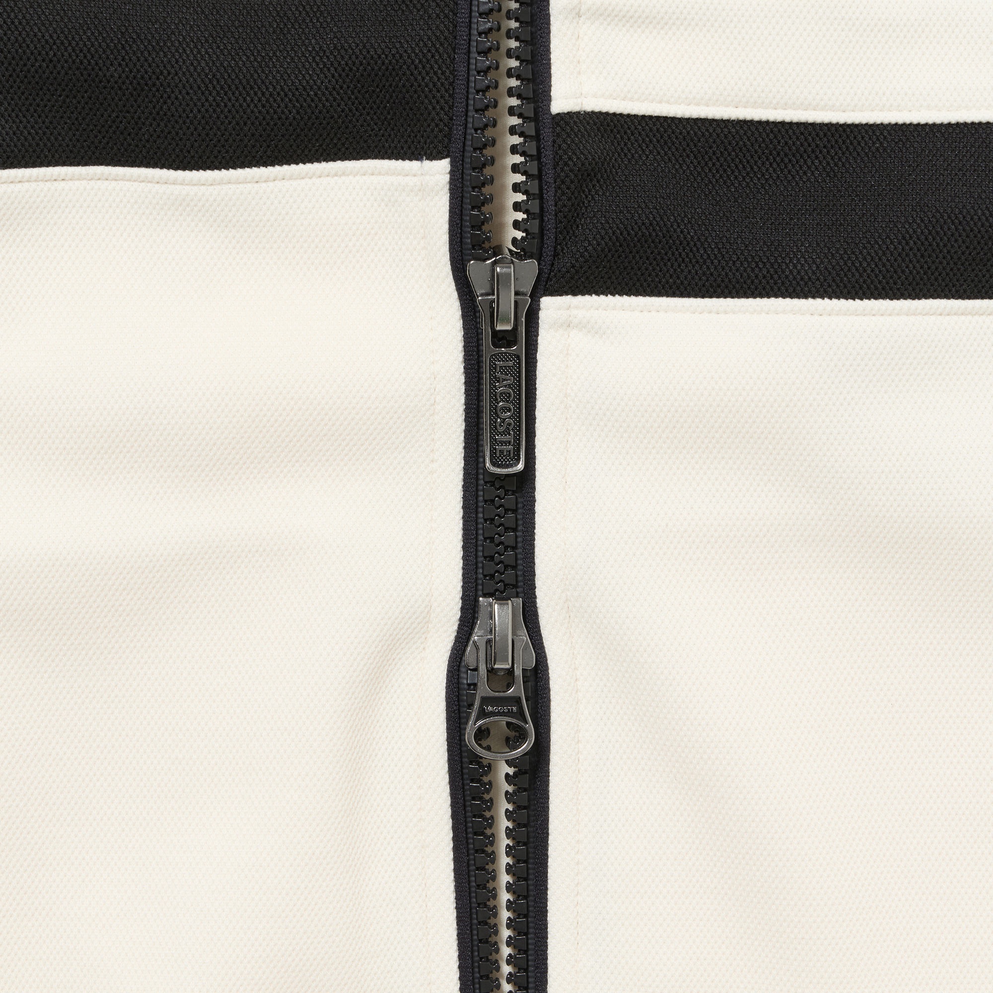 アシンメトリーボーダーハイネックジャケット