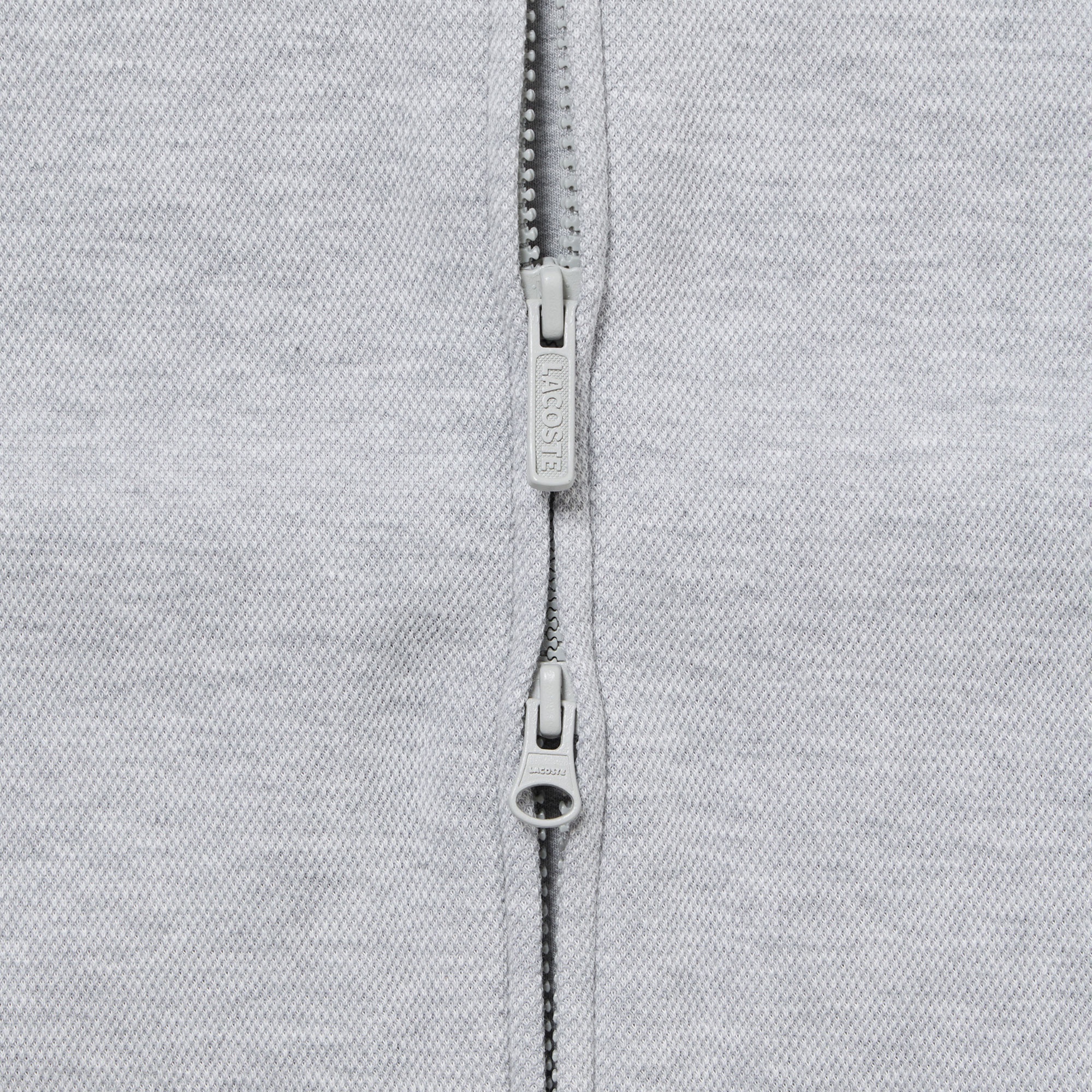 鹿の子ジップニット