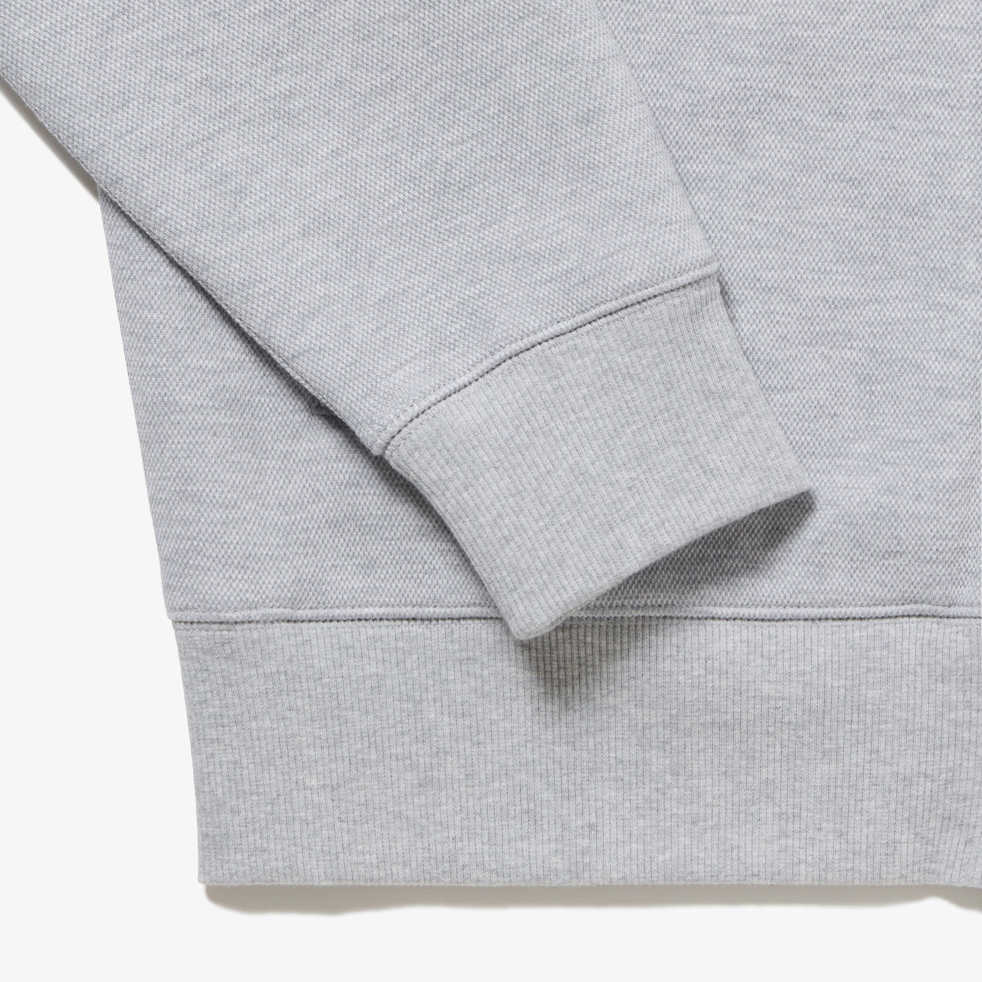 鹿の子ジップニット