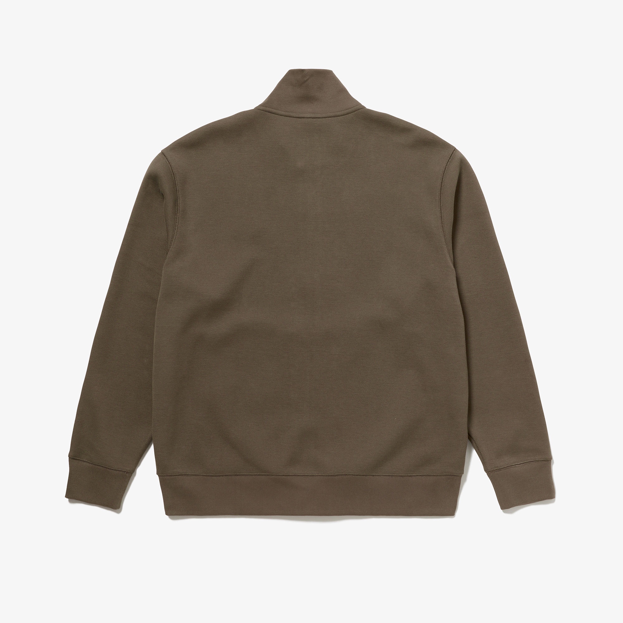 鹿の子ジップニット