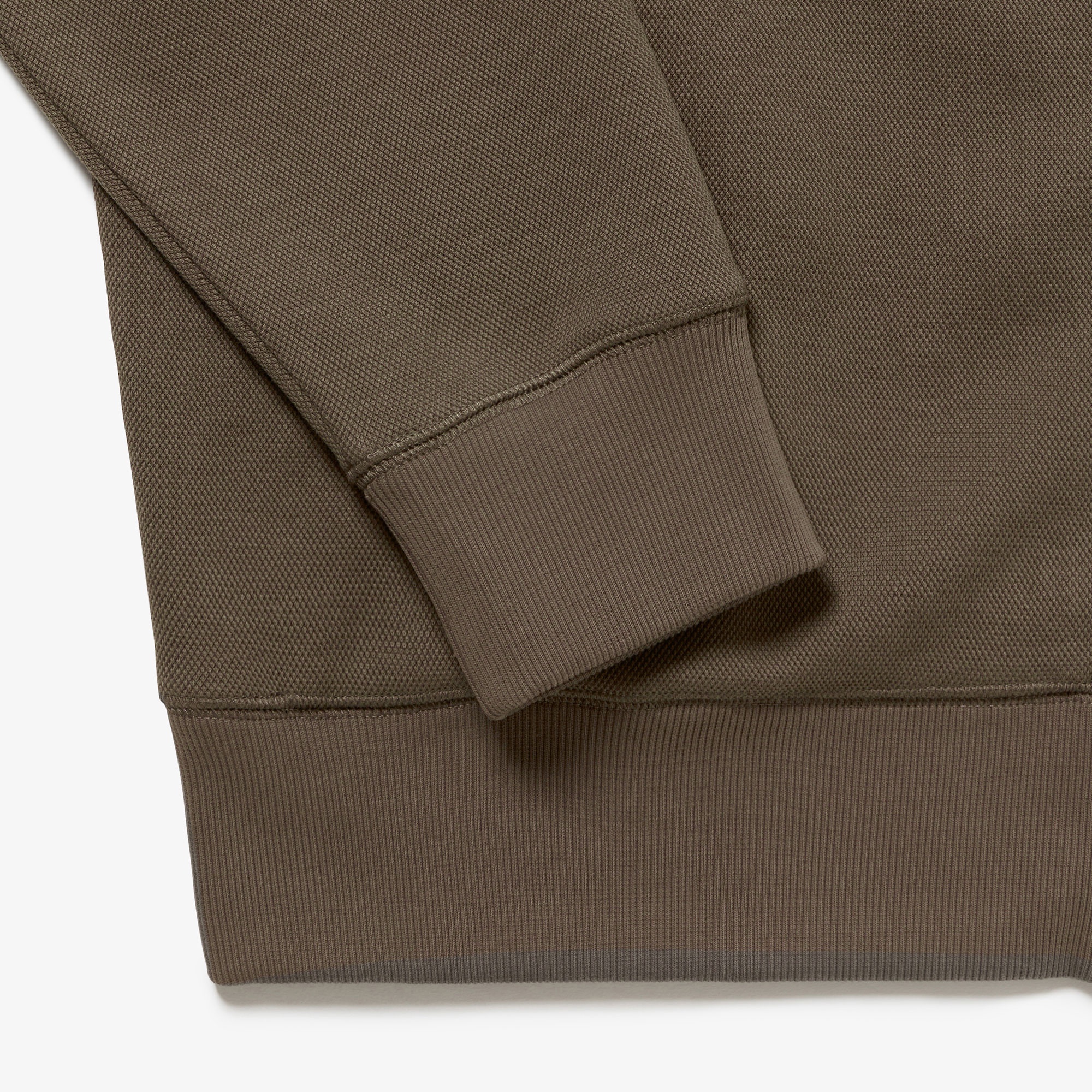 鹿の子ジップニット