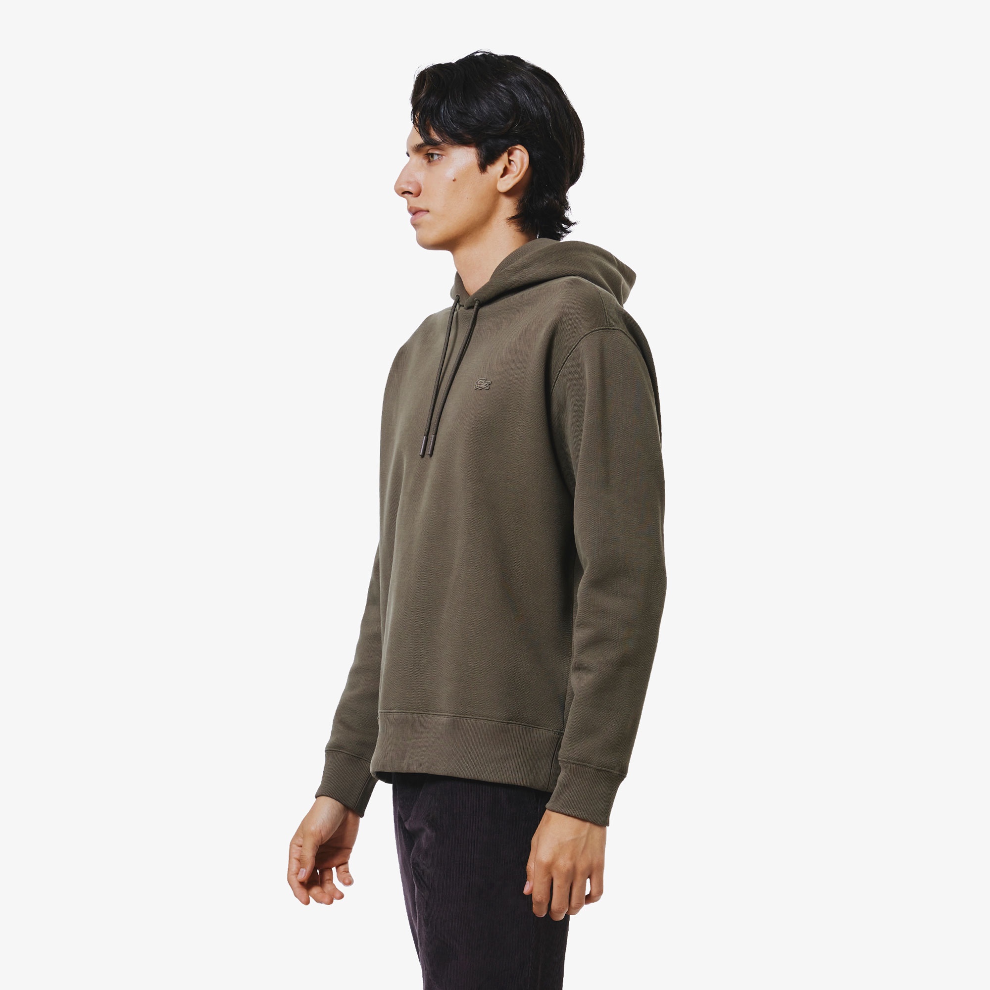 鹿の子ニットワントーンフーディー